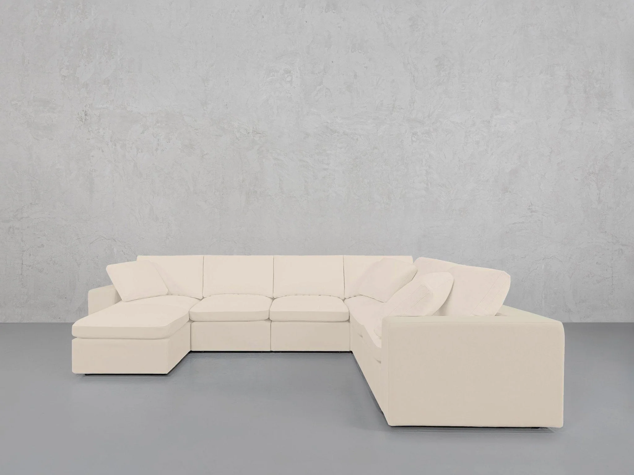 7-Seat Modular Chaise Corner Right Sectional - Image 120