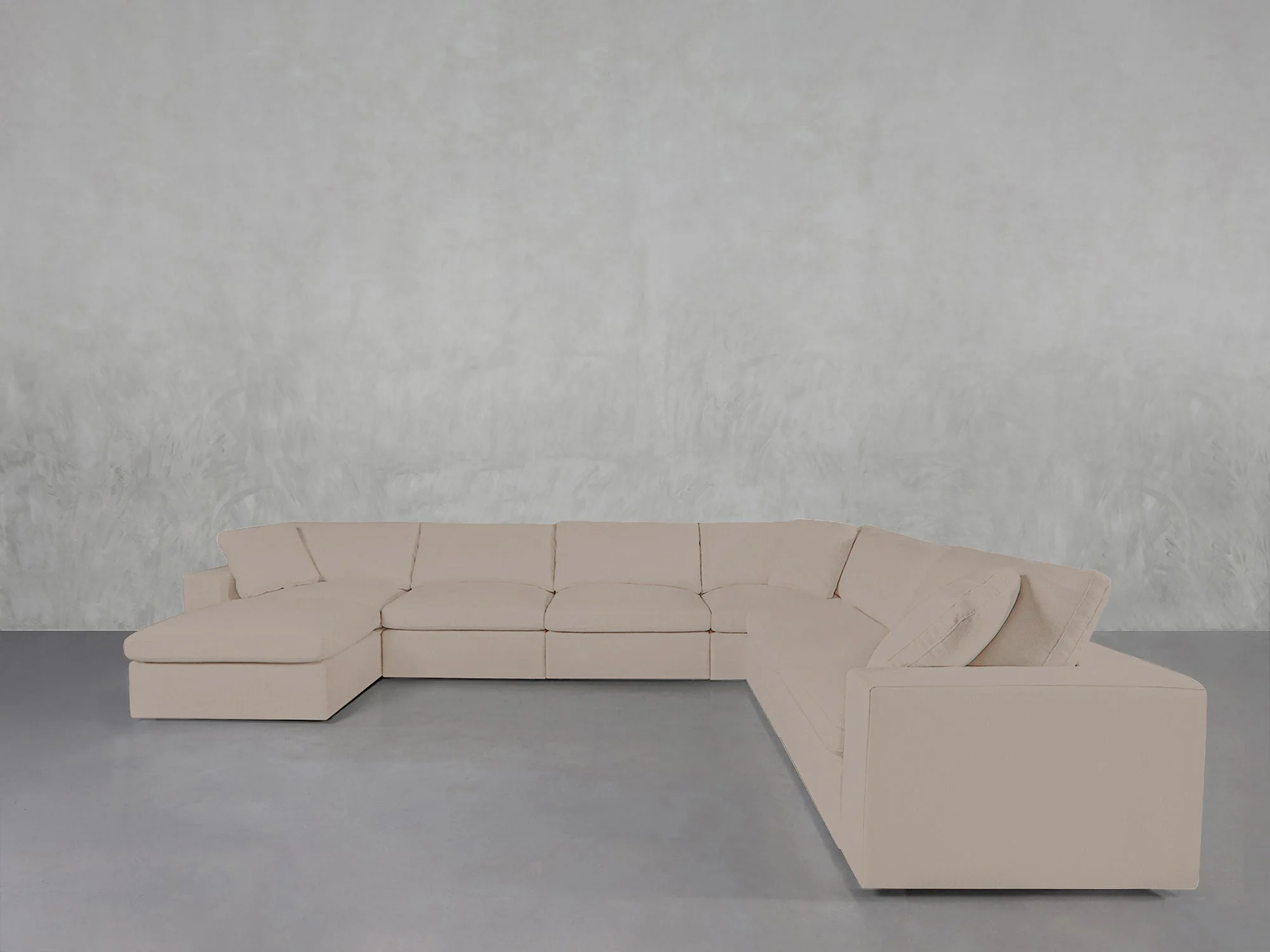 7-Seat Modular Chaise Corner Right Sectional - Image 139