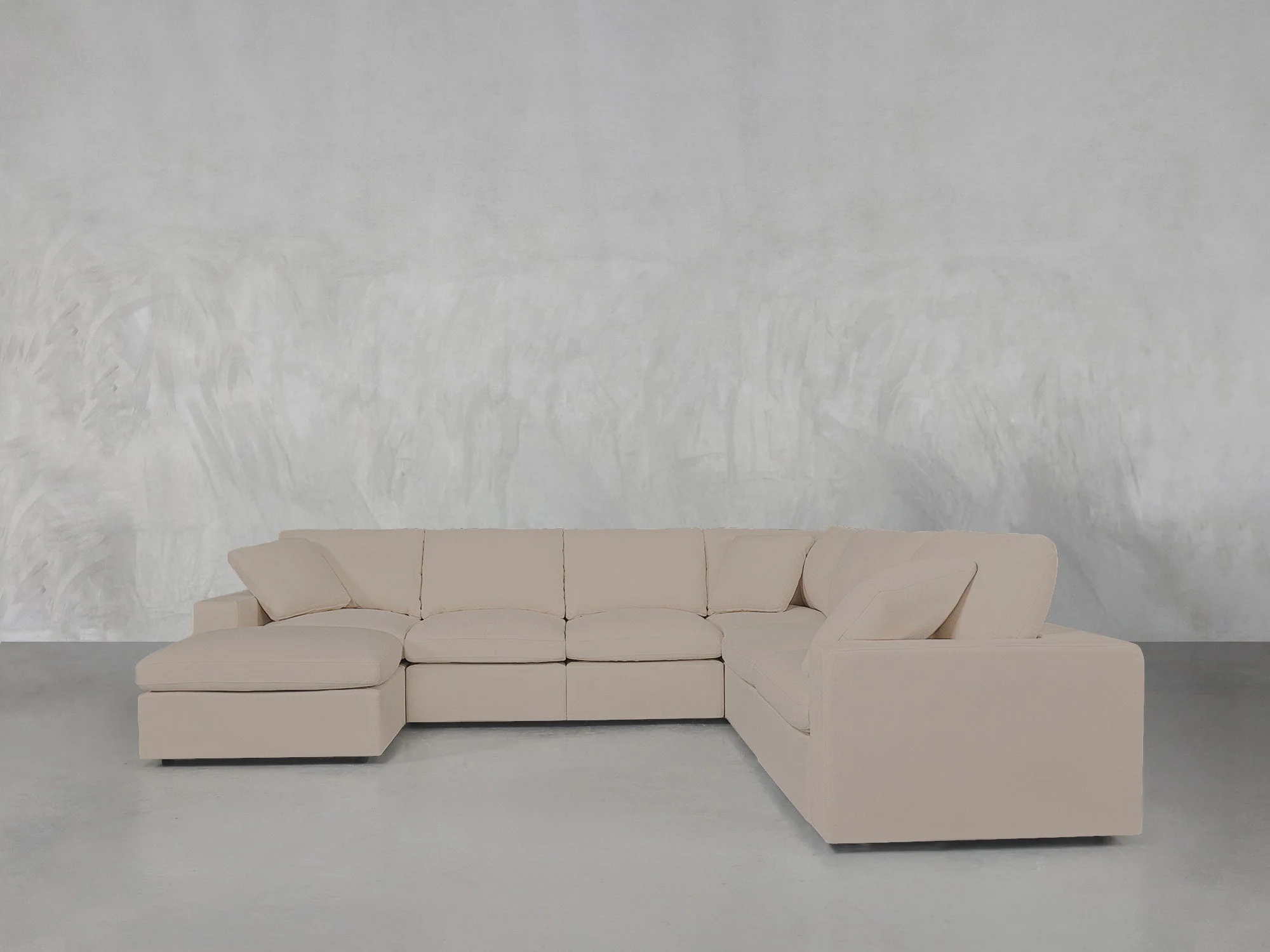 7-Seat Modular Chaise Corner Right Sectional - Image 141