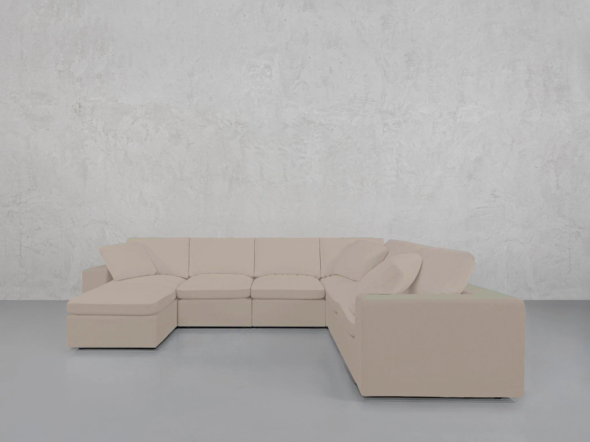 7-Seat Modular Chaise Corner Right Sectional - Image 142