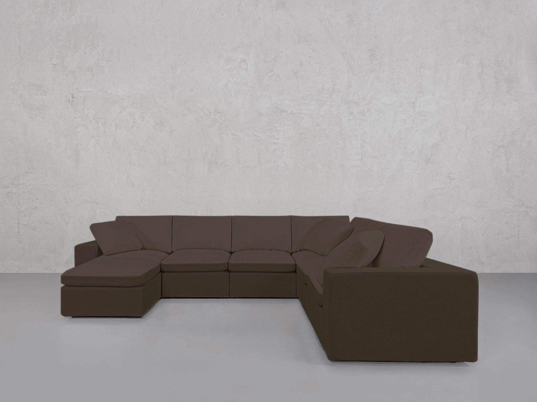 7-Seat Modular Chaise Corner Right Sectional - Image 153