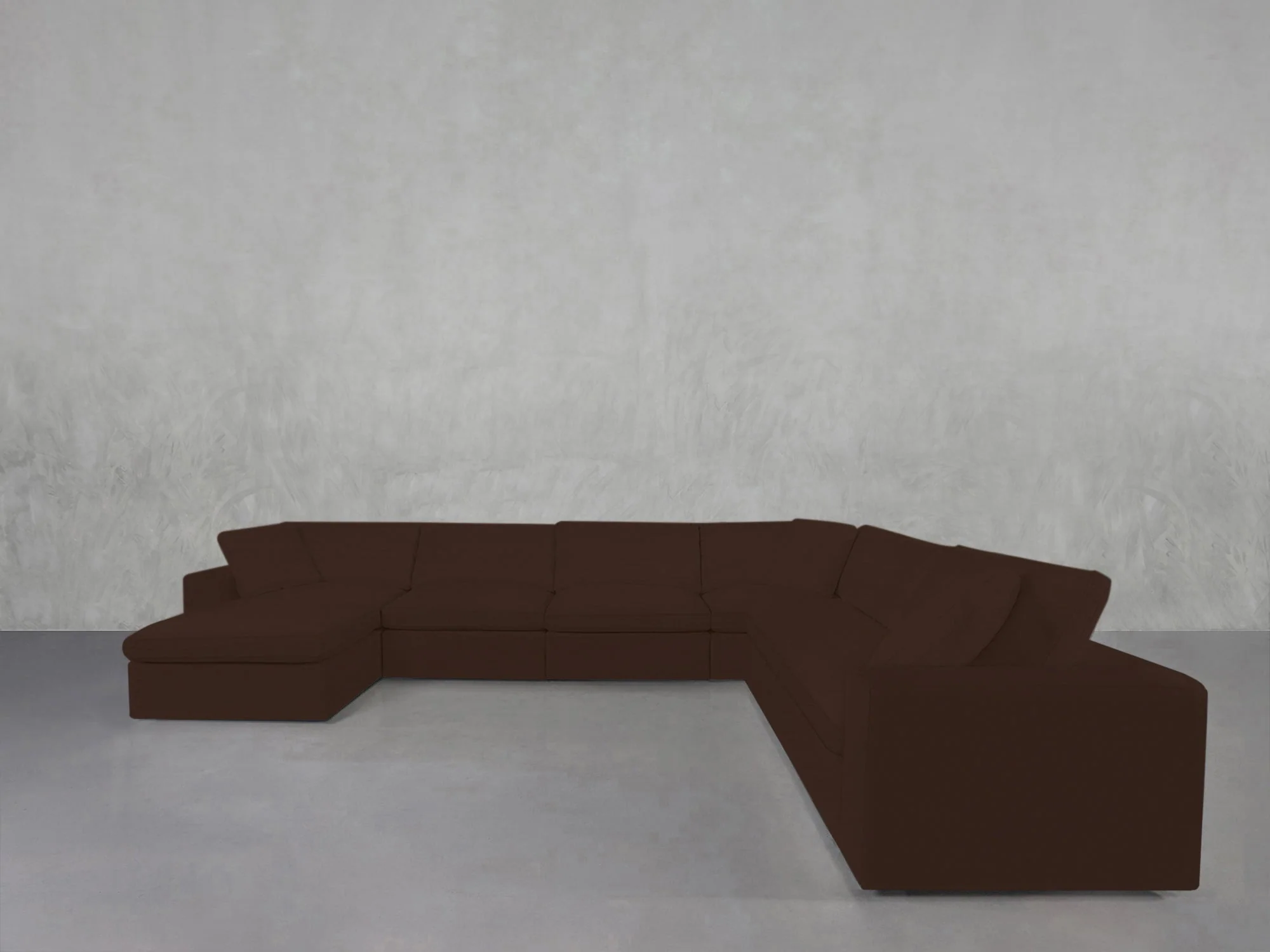 7-Seat Modular Chaise Corner Right Sectional - Image 161