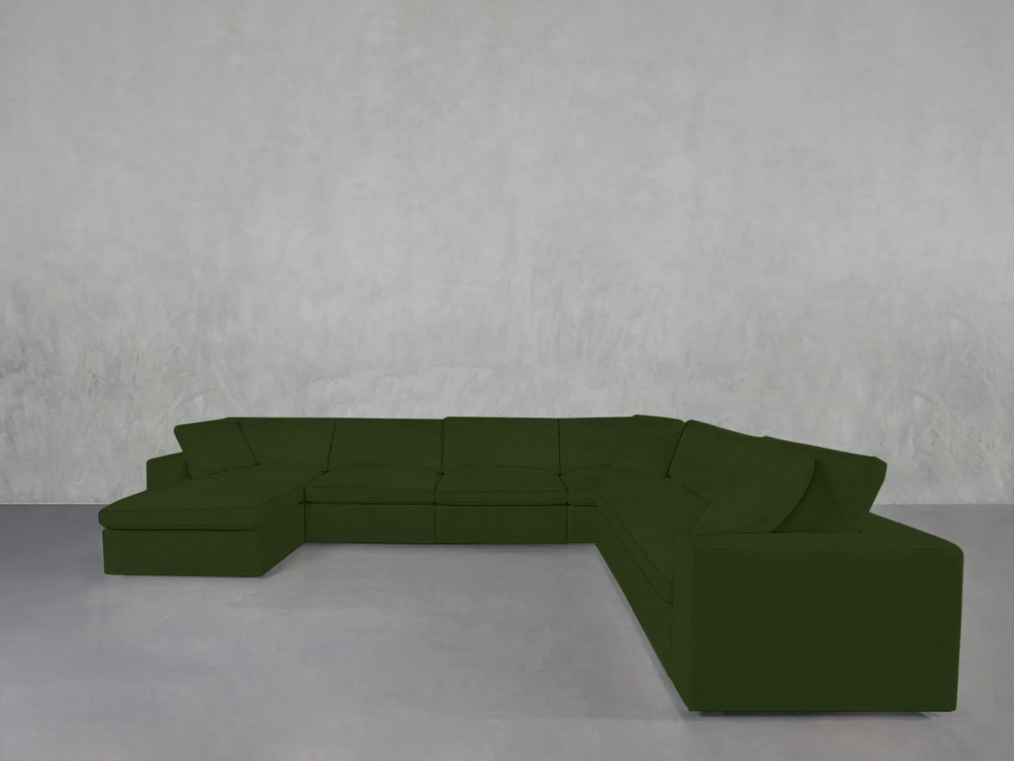 7-Seat Modular Chaise Corner Right Sectional - Image 172