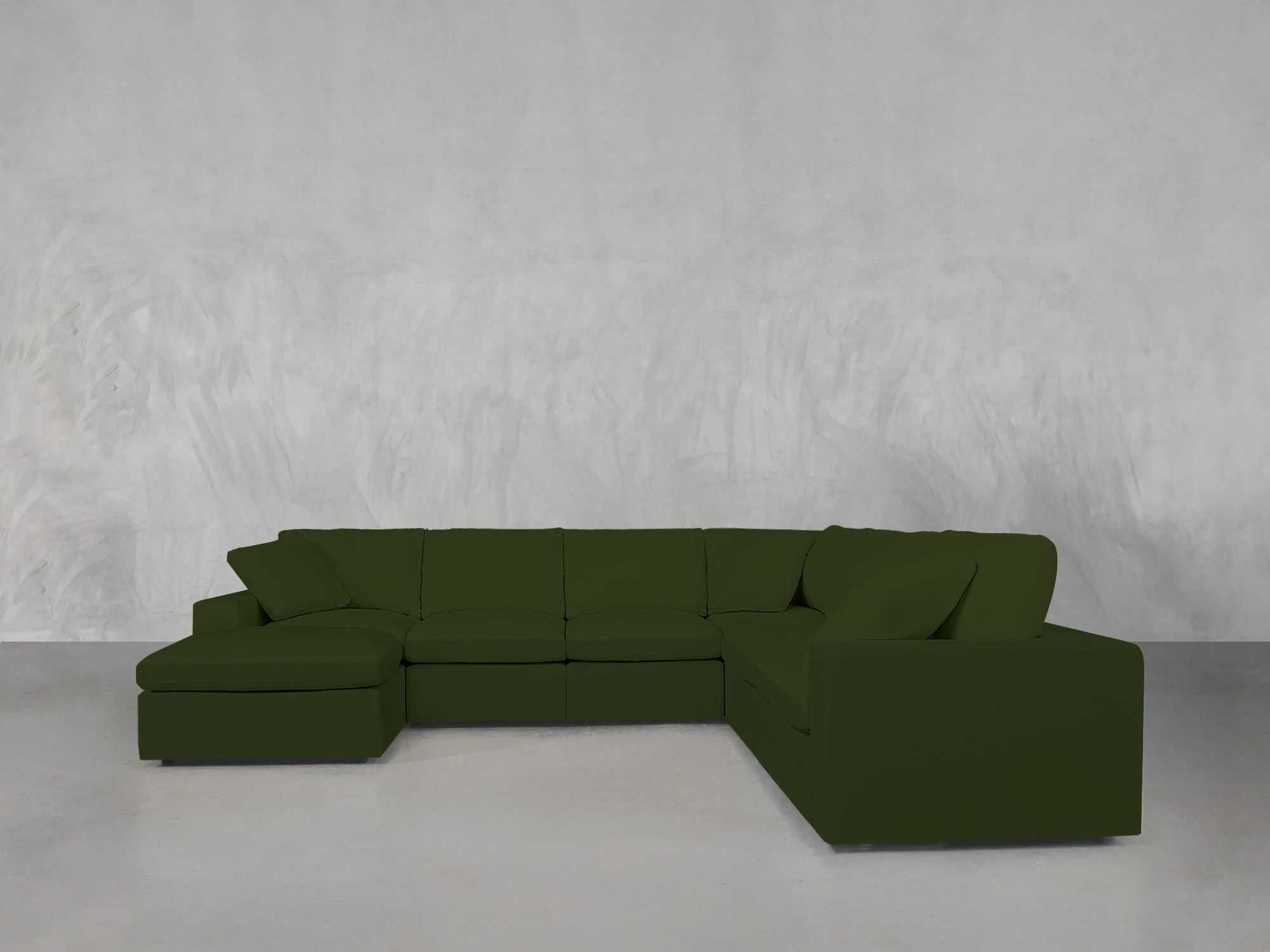 7-Seat Modular Chaise Corner Right Sectional - Image 174
