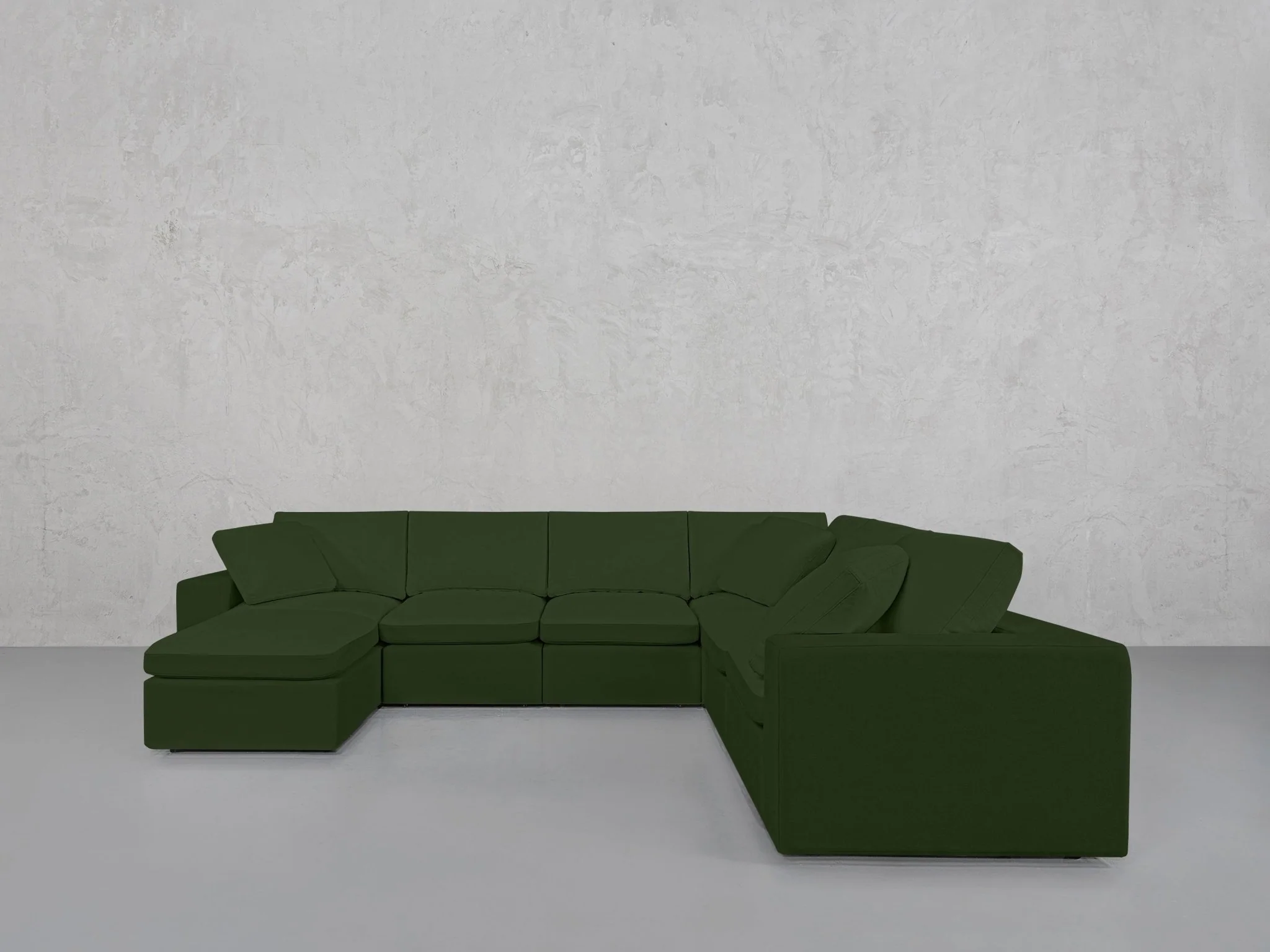 7-Seat Modular Chaise Corner Right Sectional - Image 175