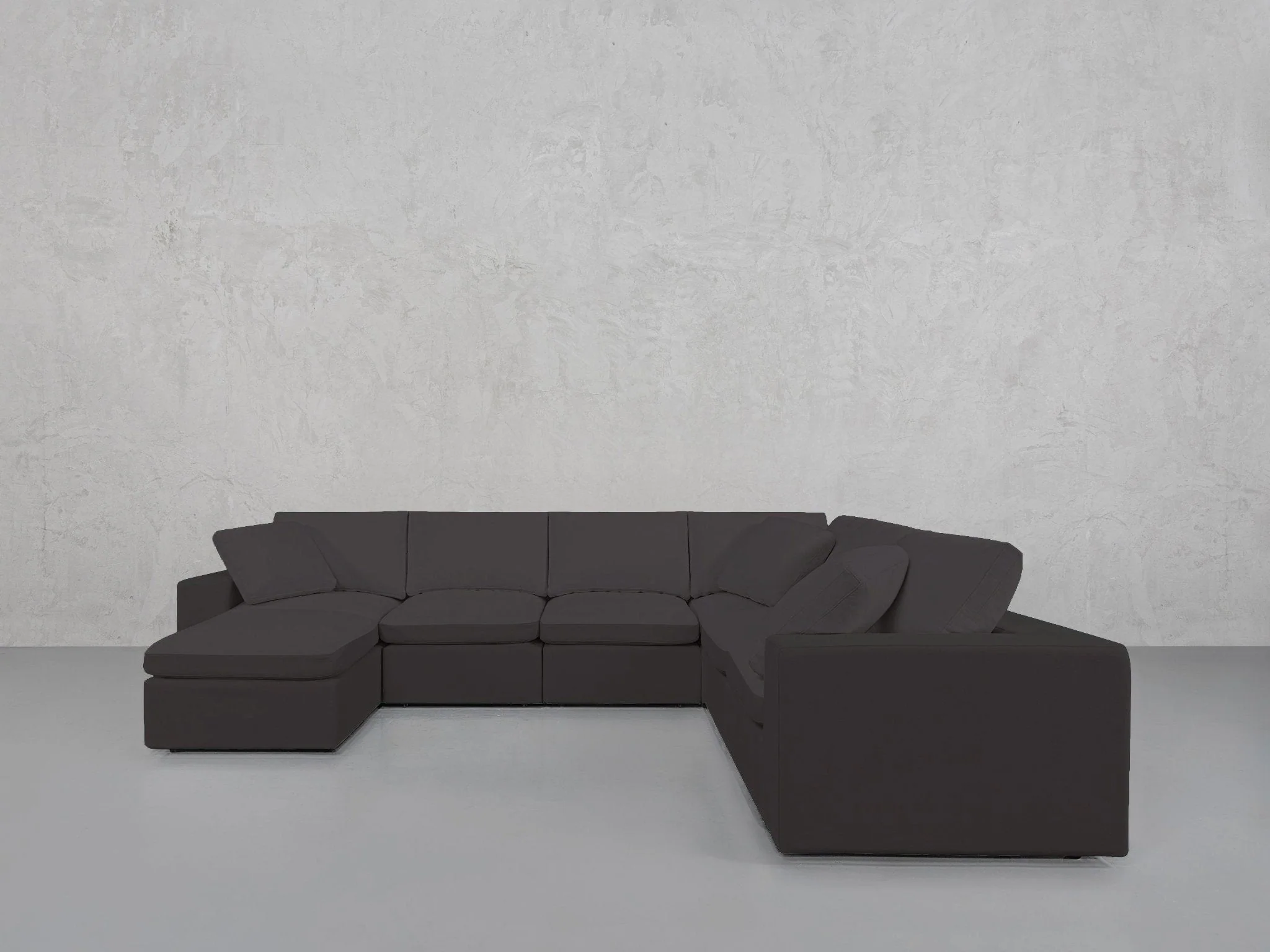 7-Seat Modular Chaise Corner Right Sectional - Image 208