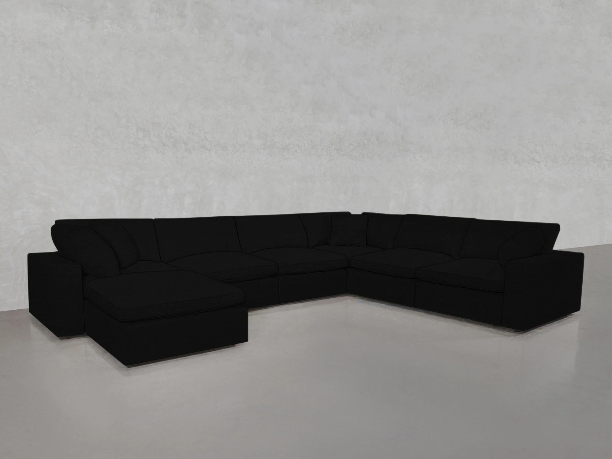 7-Seat Modular Chaise Corner Right Sectional - Image 217