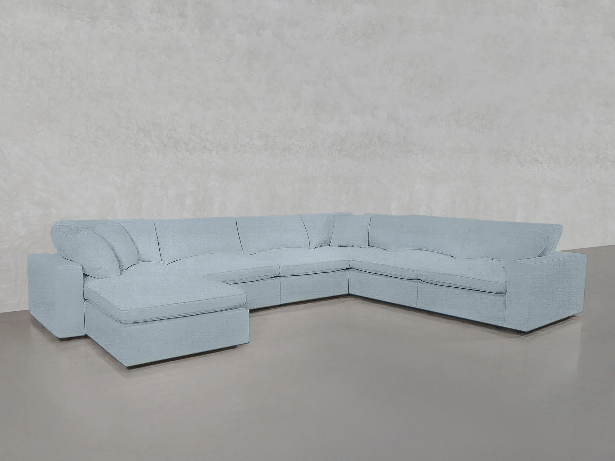 7-Seat Modular Chaise Corner Right Sectional - Image 228