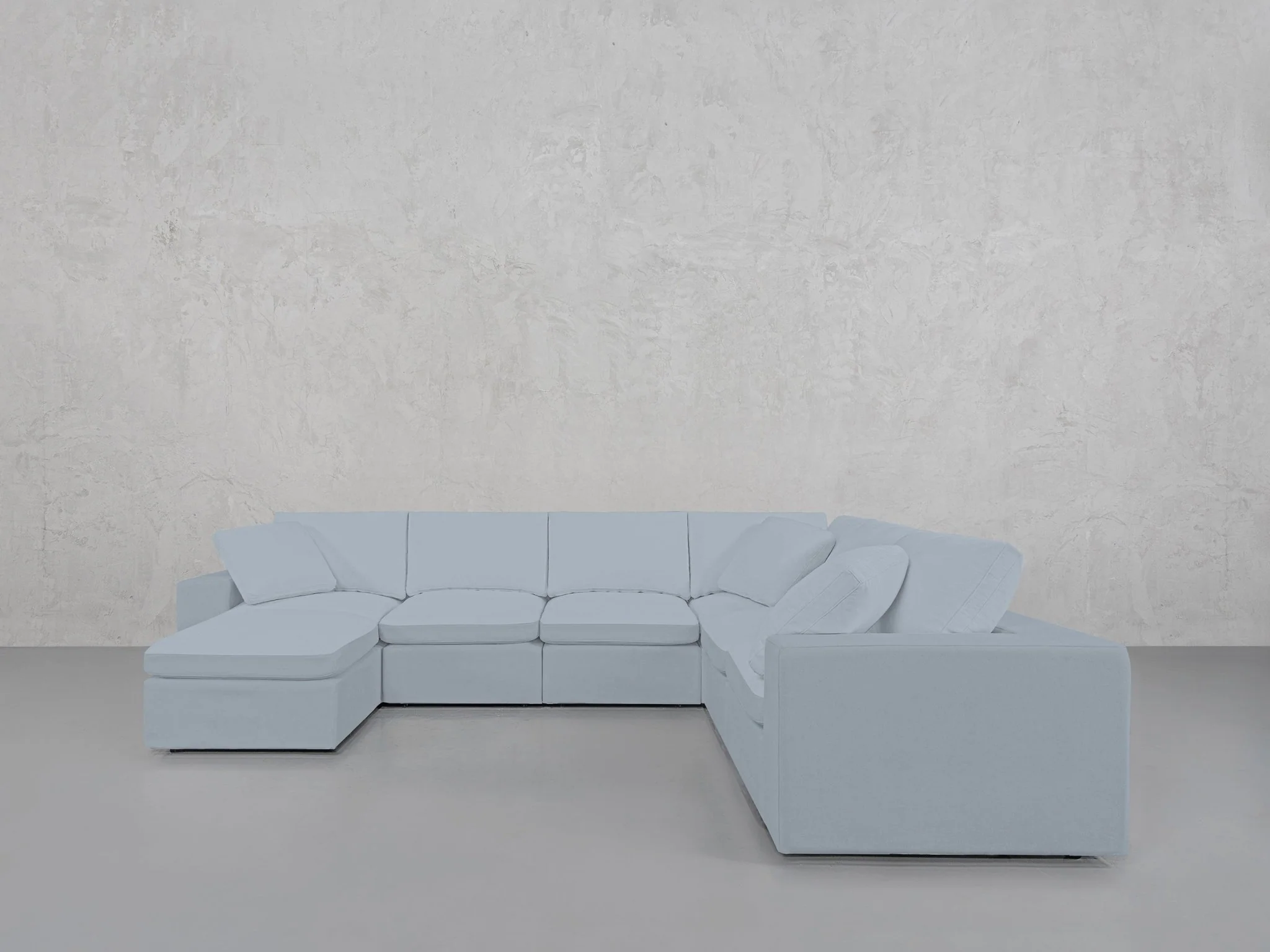 7-Seat Modular Chaise Corner Right Sectional - Image 230