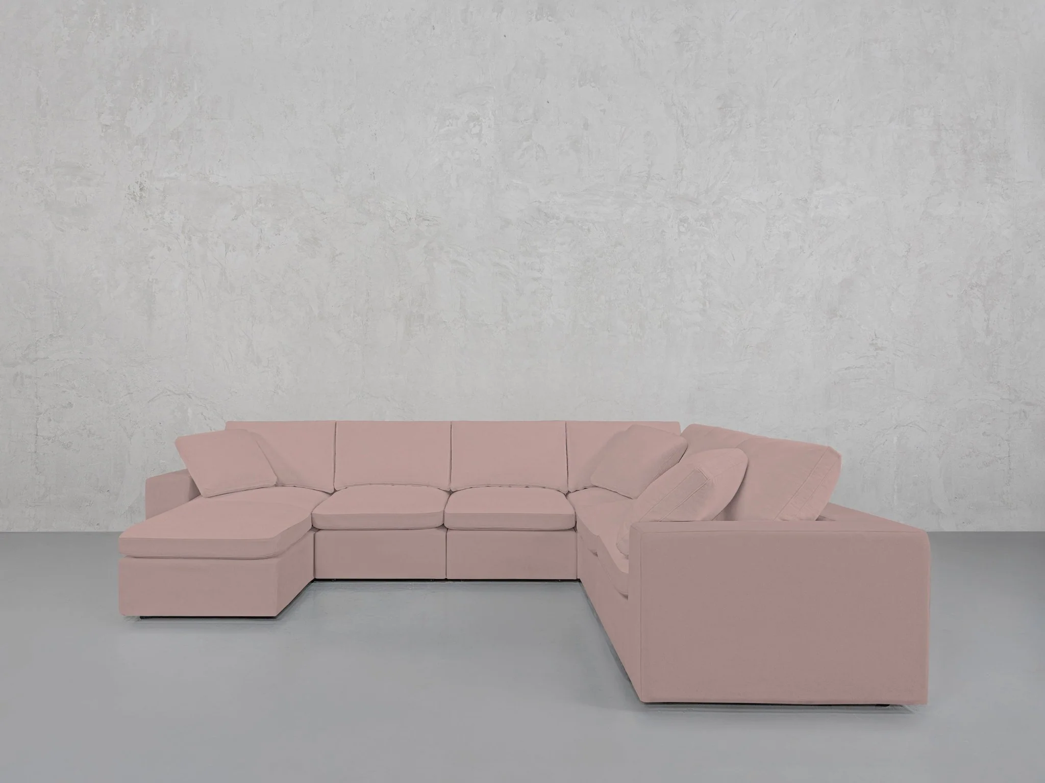 7-Seat Modular Chaise Corner Right Sectional - Image 241