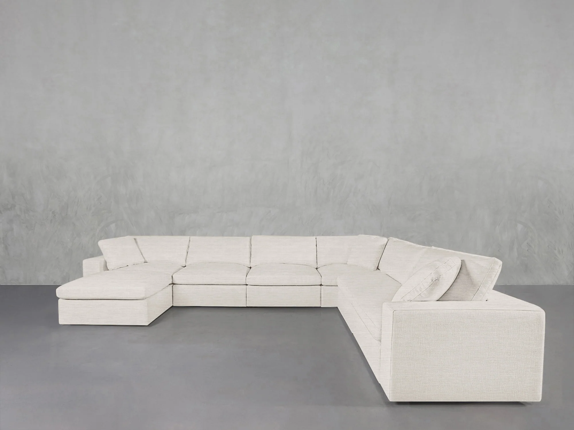 7-Seat Modular Chaise Corner Right Sectional - Image 53