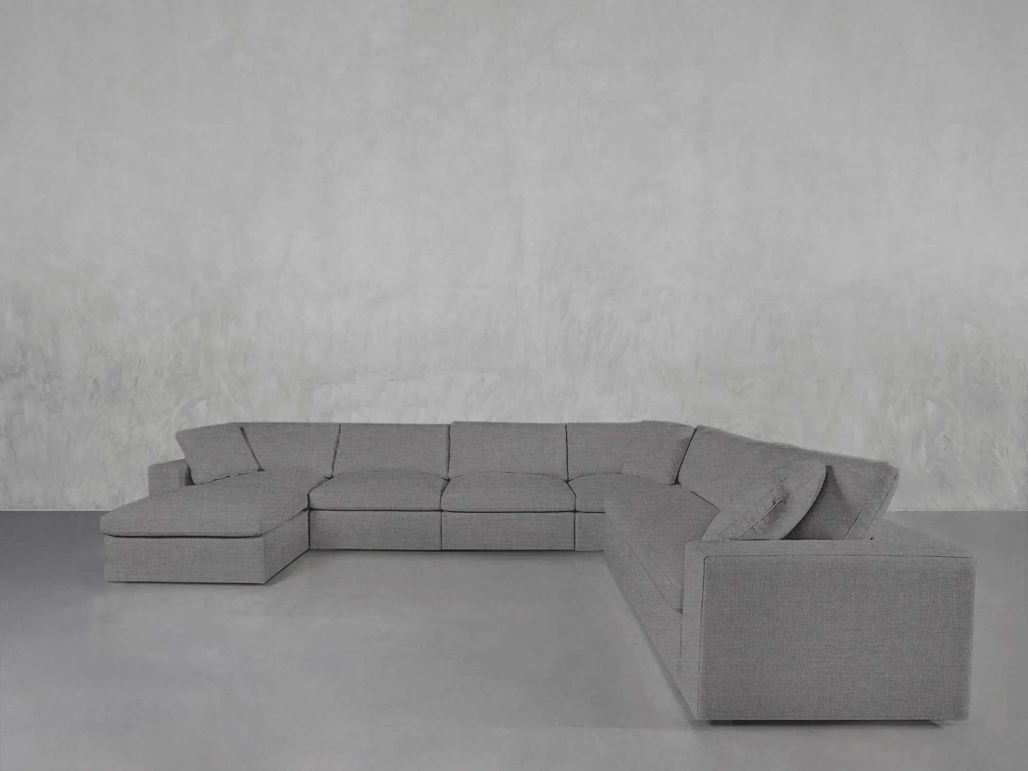 7-Seat Modular Chaise Corner Right Sectional - Image 73