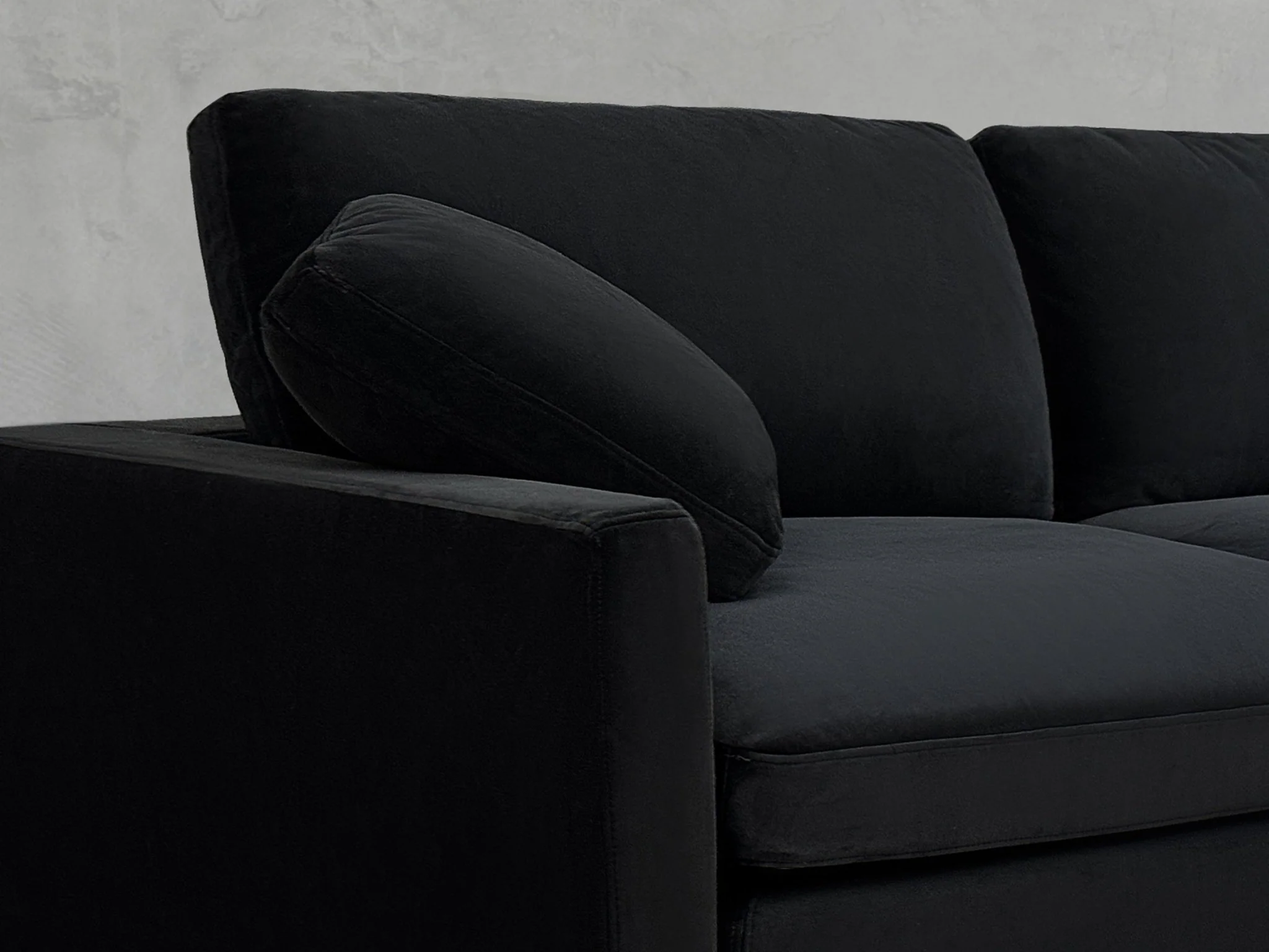 7-Seat Modular Chaise Corner Right Sectional (Thin Arms) - Image 117