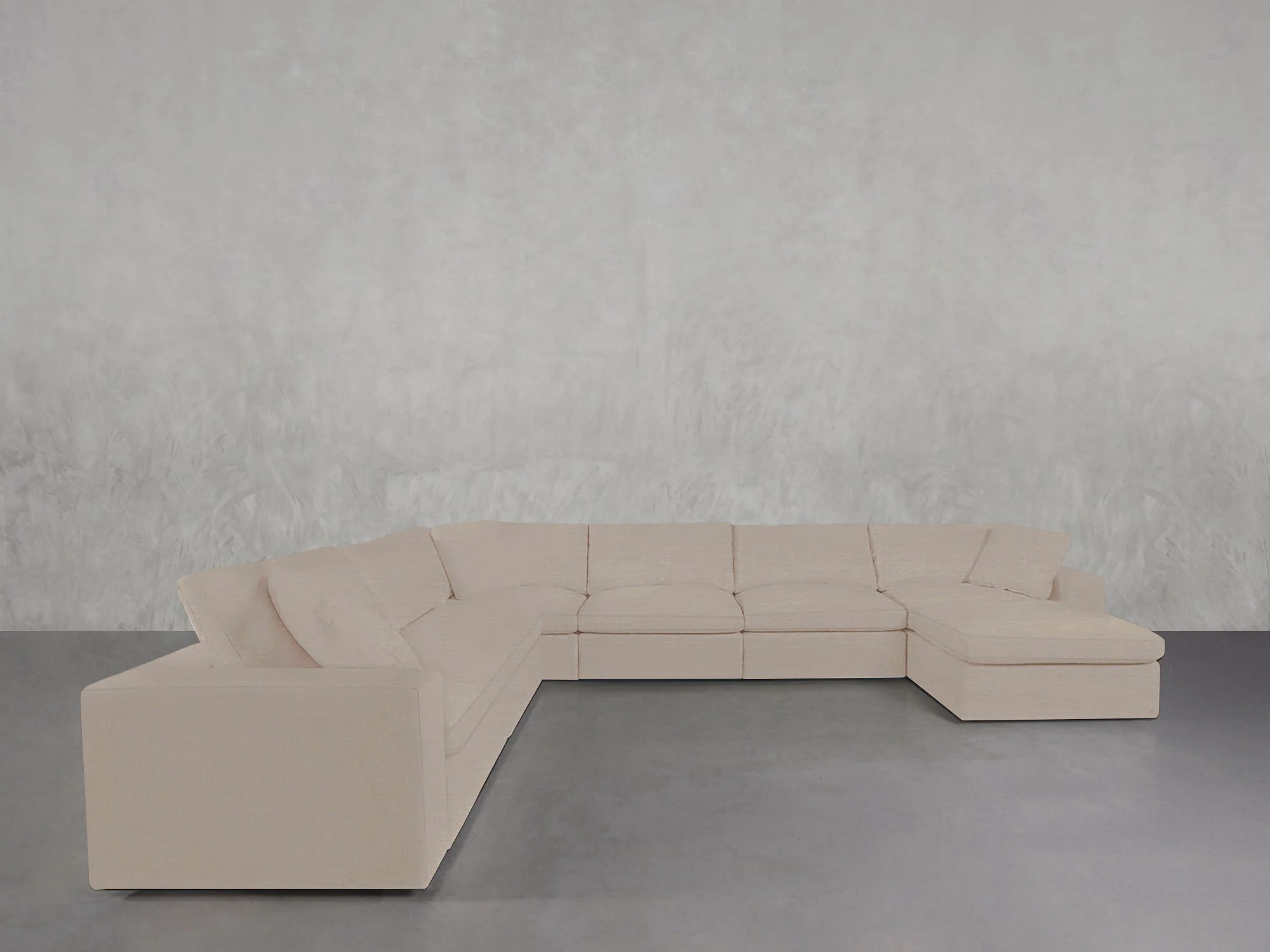 7-Seat Modular Chaise Corner Sectional - Image 134