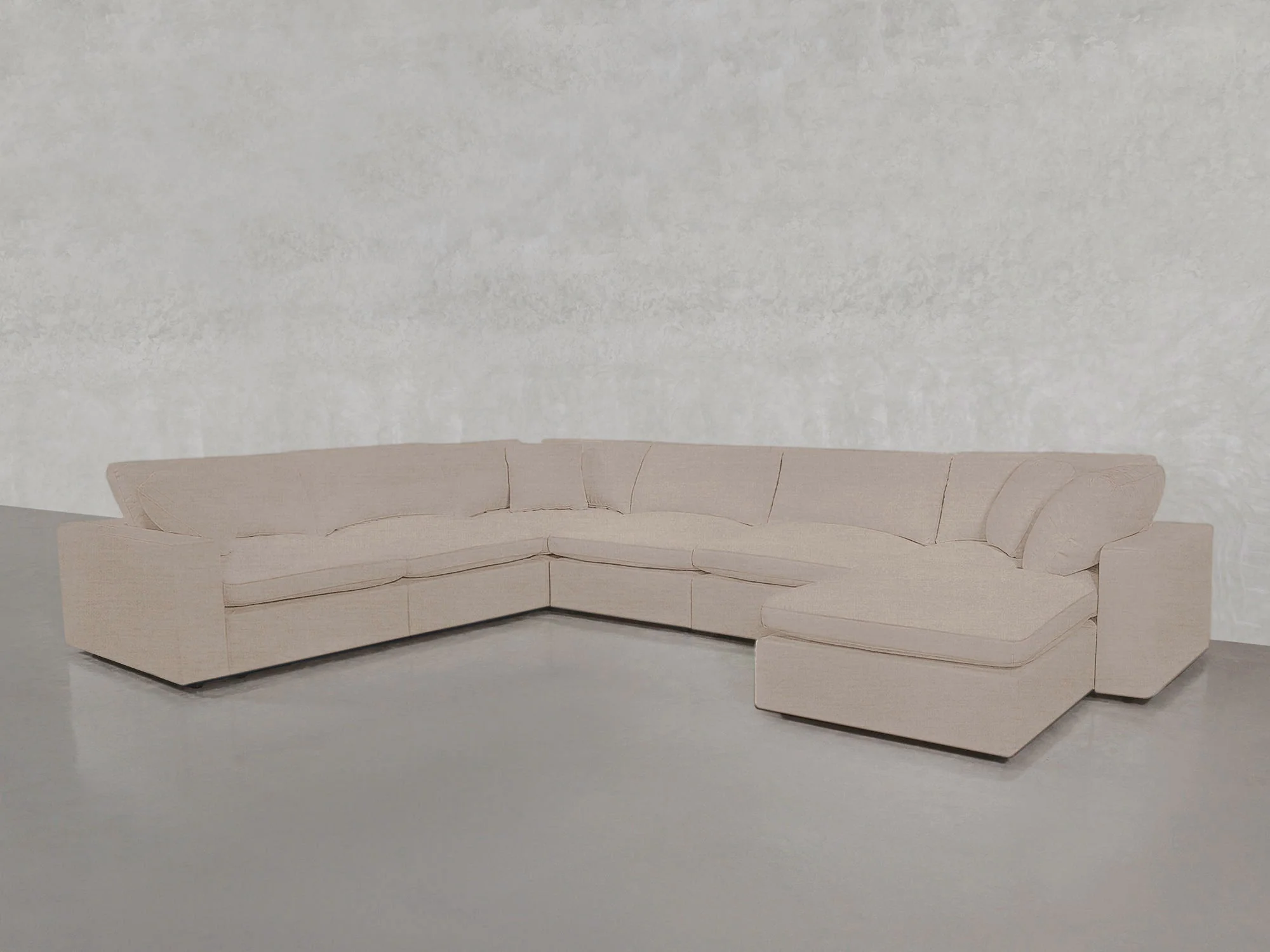 7-Seat Modular Chaise Corner Sectional - Image 135