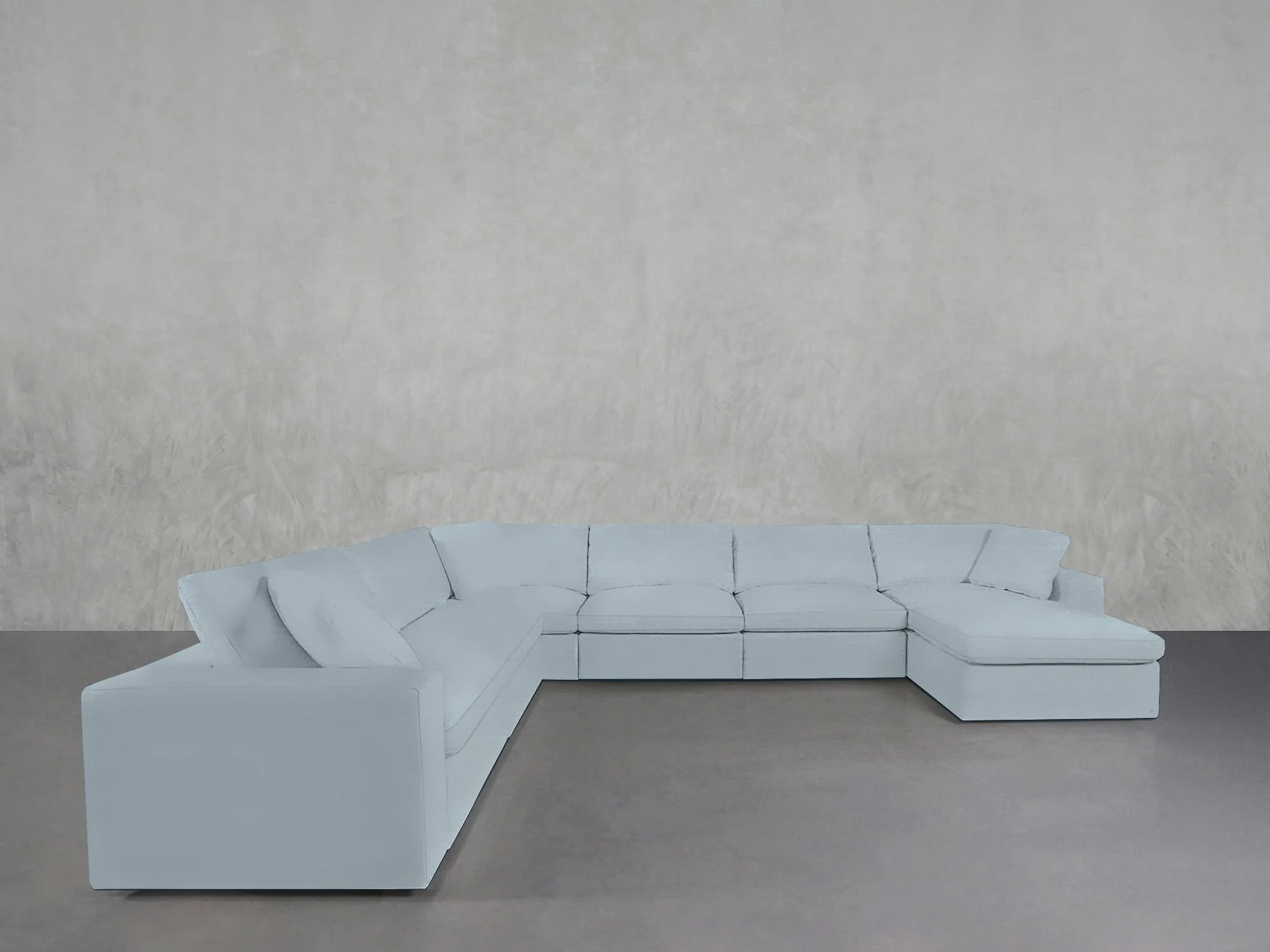 7-Seat Modular Chaise Corner Sectional - Image 226