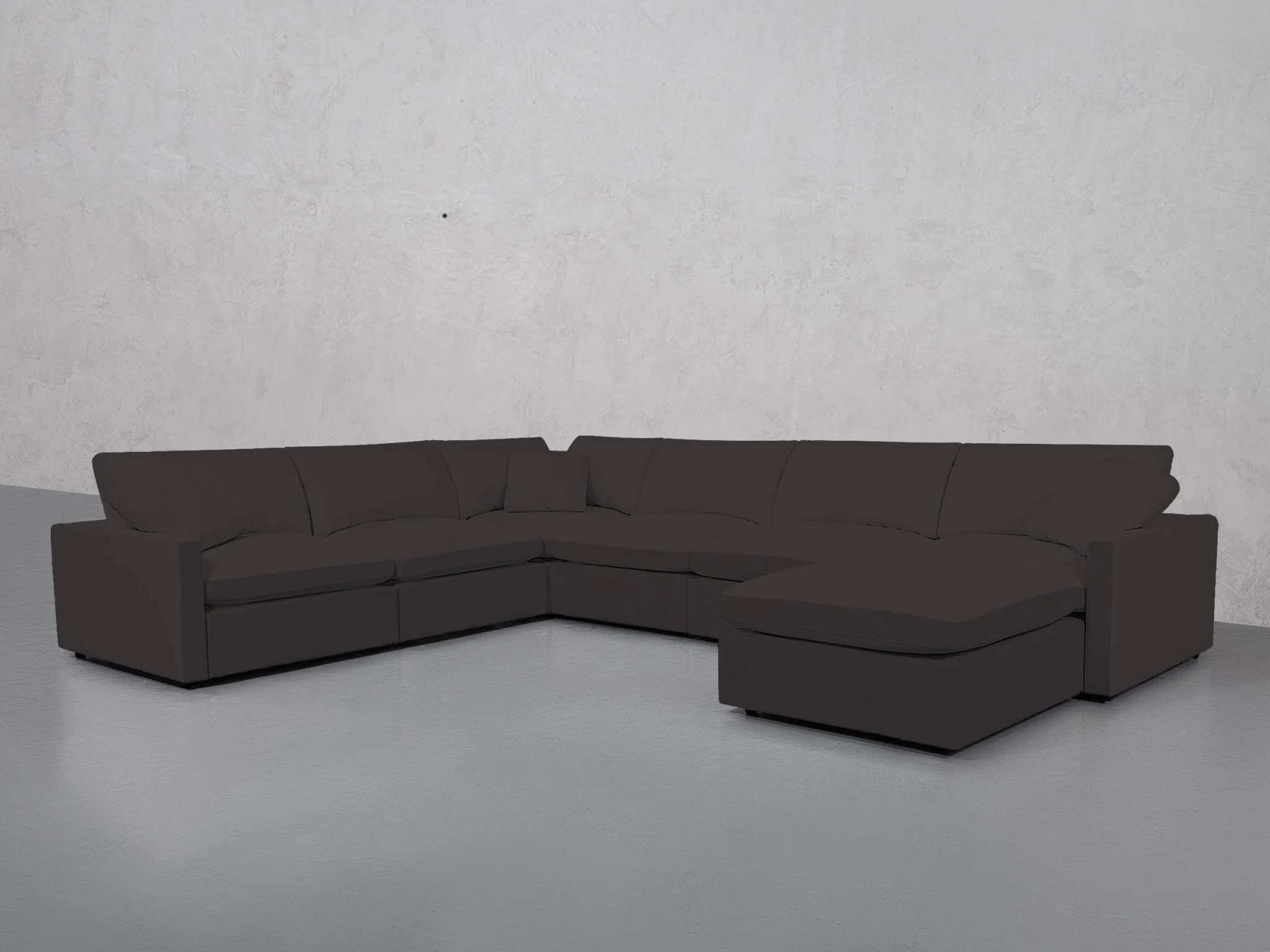 7-Seat Modular Chaise Corner Sectional (Thin Arms) - Image 107