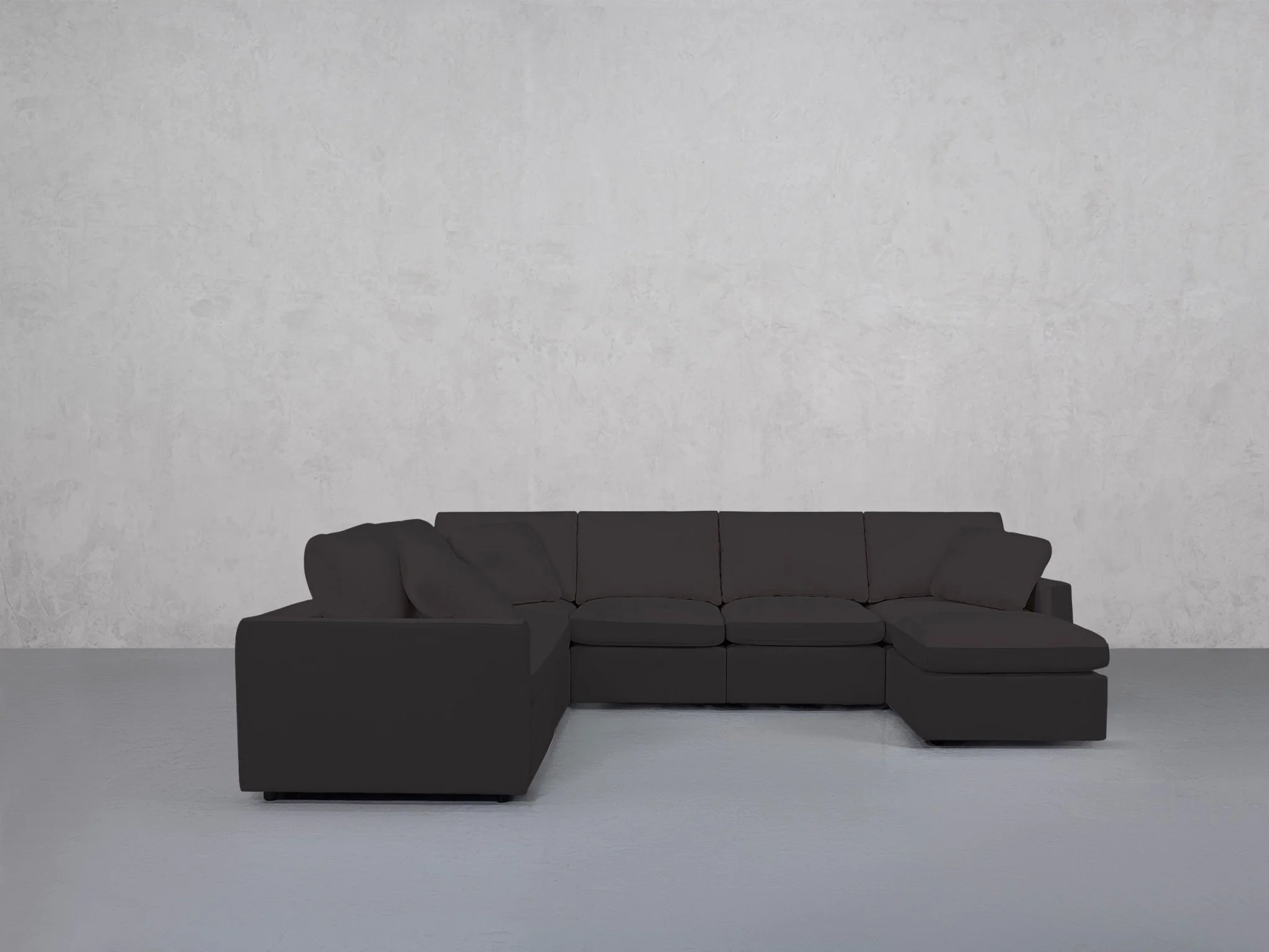 7-Seat Modular Chaise Corner Sectional (Thin Arms) - Image 108