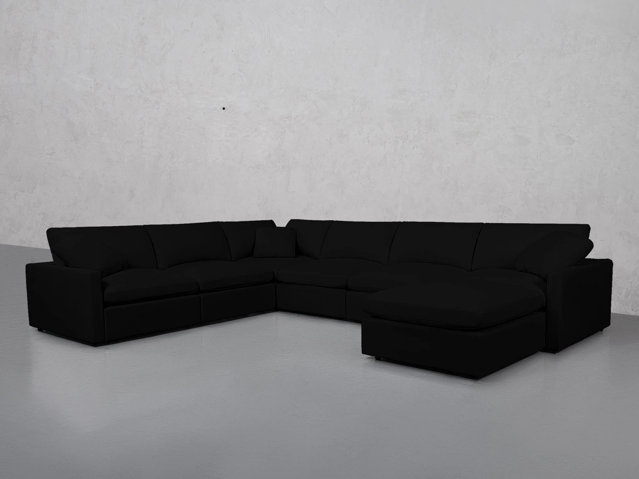 7-Seat Modular Chaise Corner Sectional (Thin Arms) - Image 114
