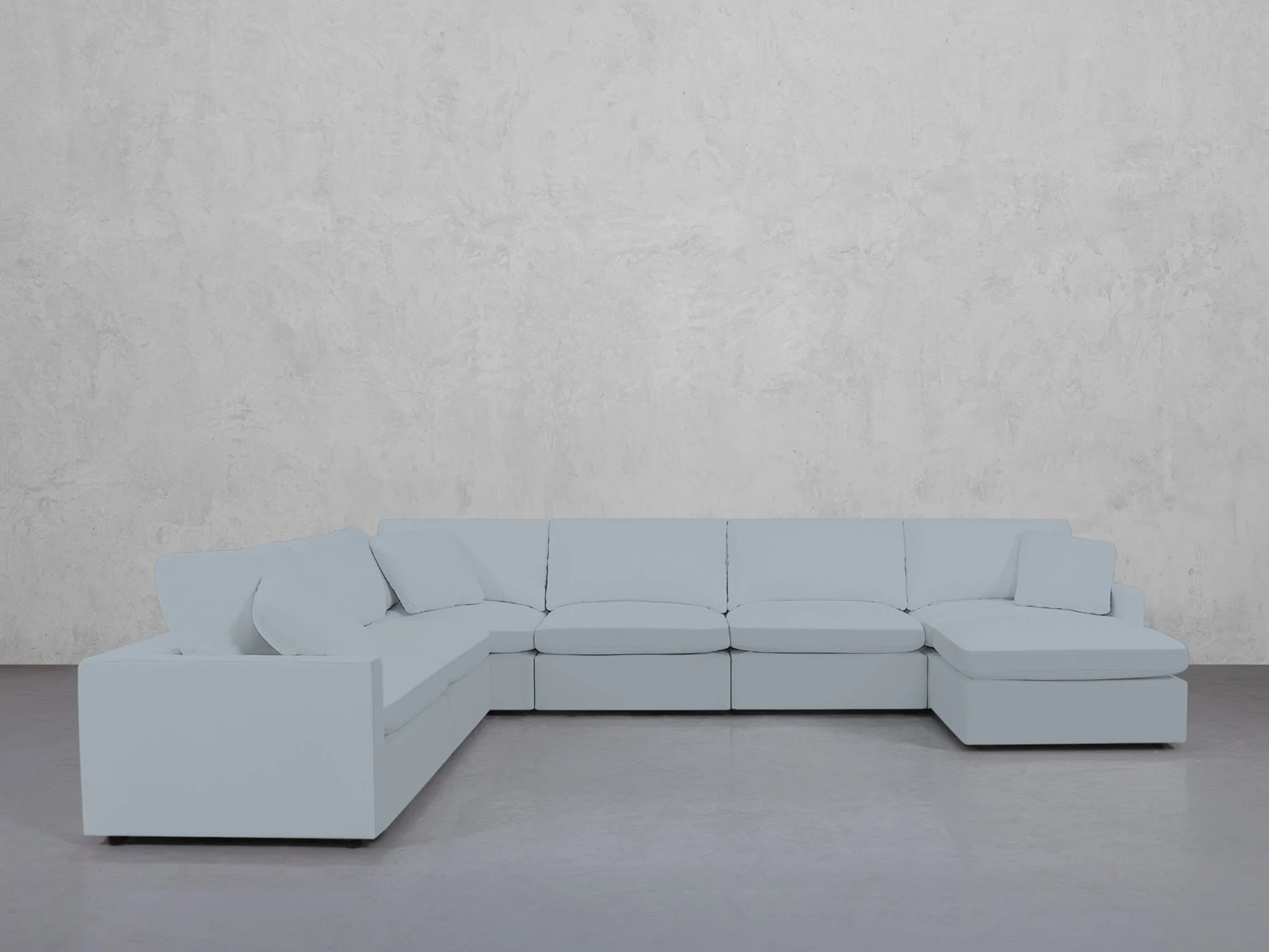 7-Seat Modular Chaise Corner Sectional (Thin Arms) - Image 120