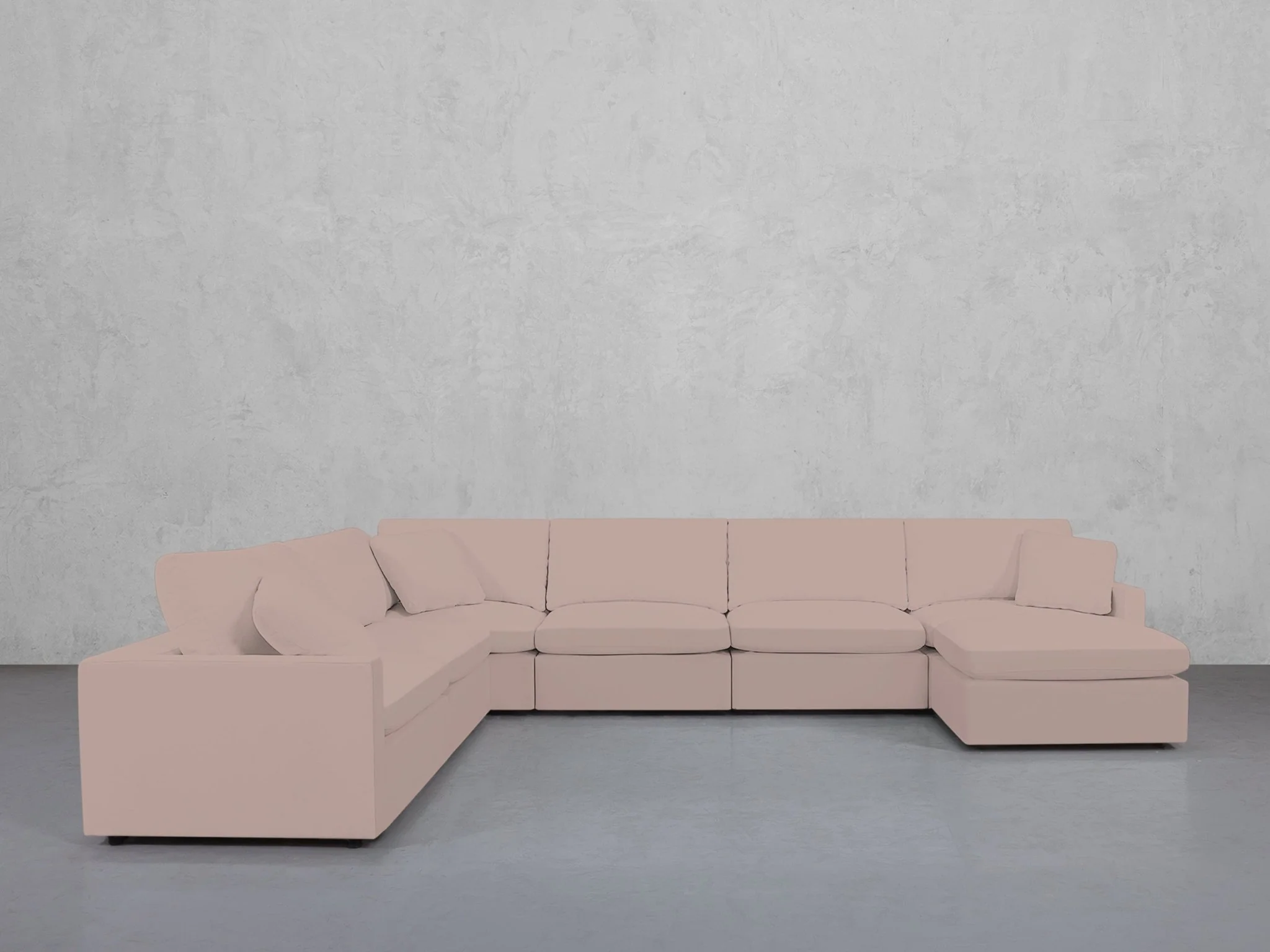 7-Seat Modular Chaise Corner Sectional (Thin Arms) - Image 127