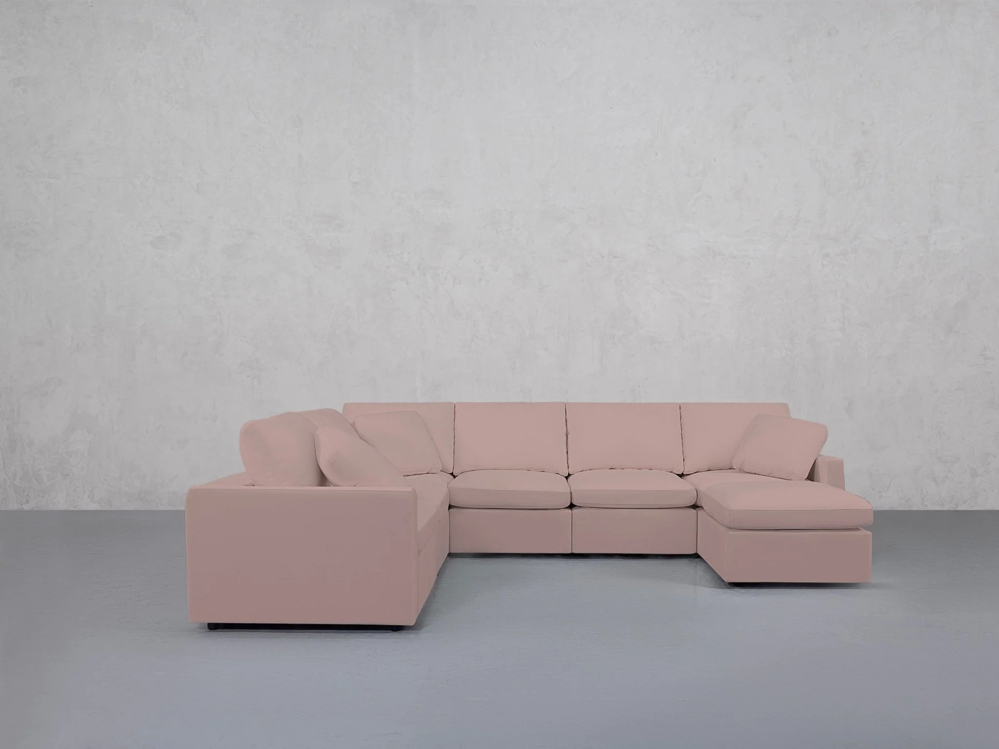 7-Seat Modular Chaise Corner Sectional (Thin Arms) - Image 129