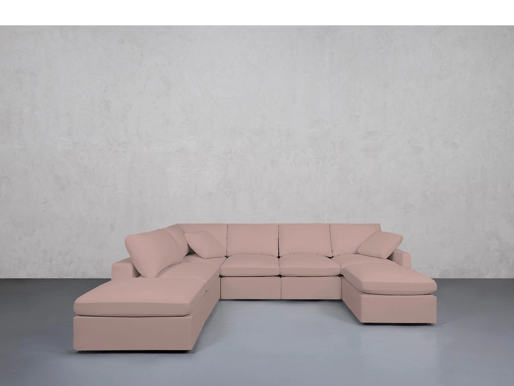 7-Seat Modular Chaise Corner Sectional (Thin Arms) - Image 130