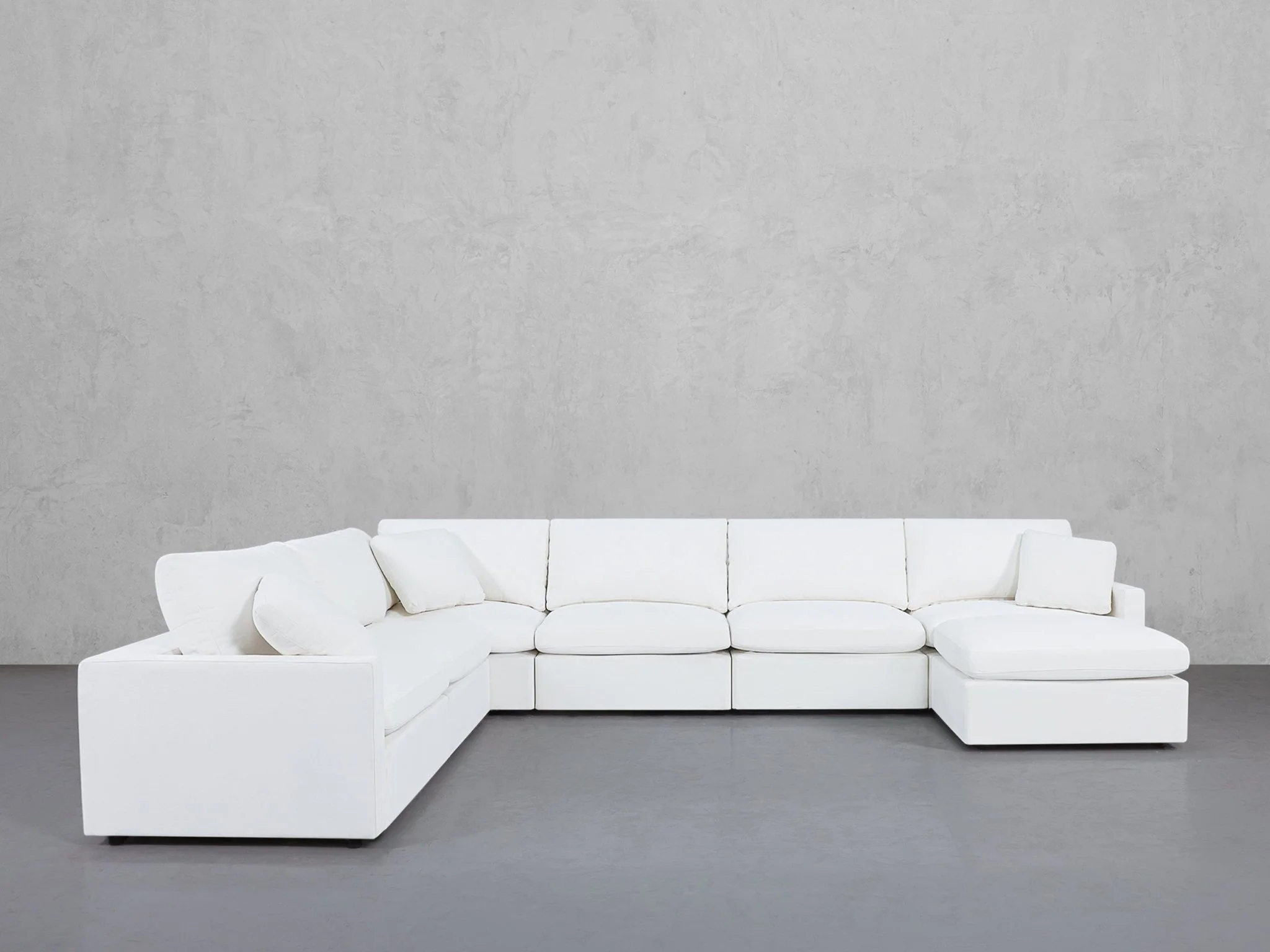7-Seat Modular Chaise Corner Sectional (Thin Arms) - Image 139