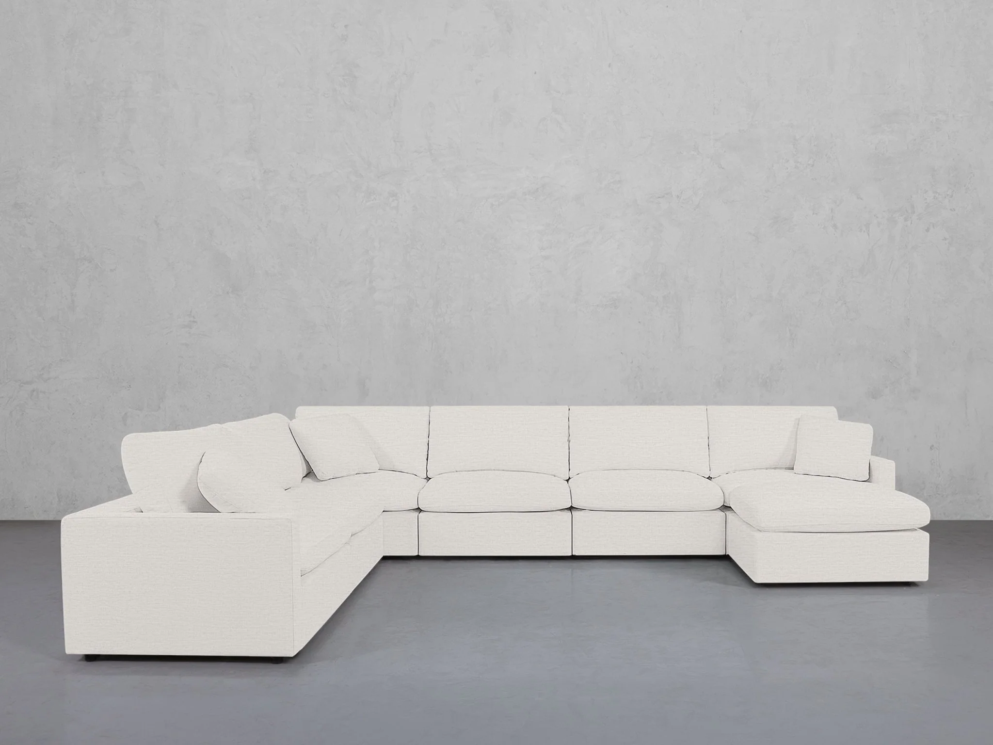 7-Seat Modular Chaise Corner Sectional (Thin Arms) - Image 15