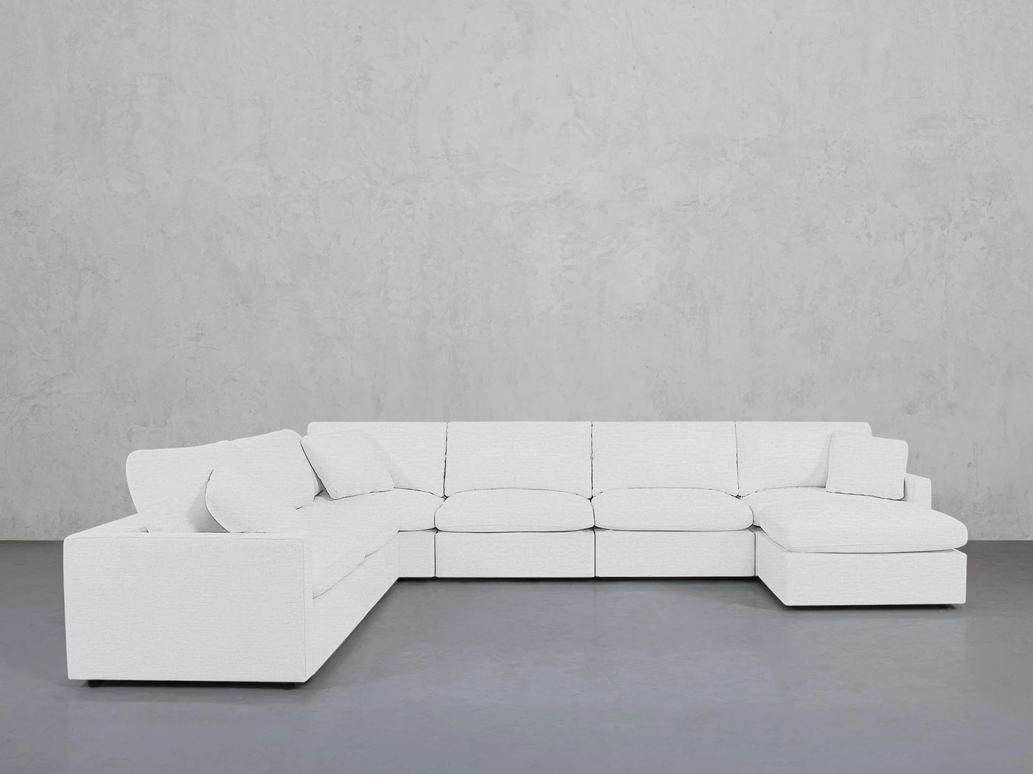 7-Seat Modular Chaise Corner Sectional (Thin Arms) - Image 22
