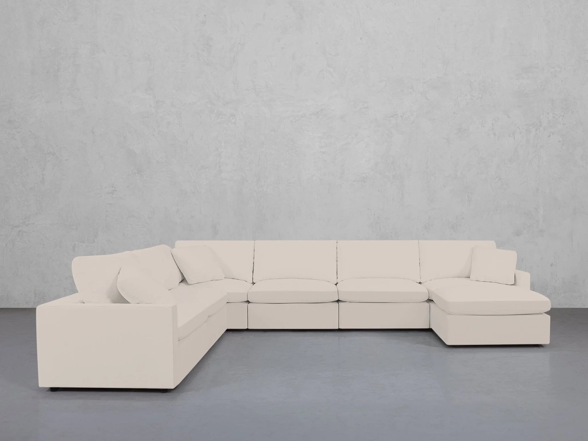 7-Seat Modular Chaise Corner Sectional (Thin Arms) - Image 50