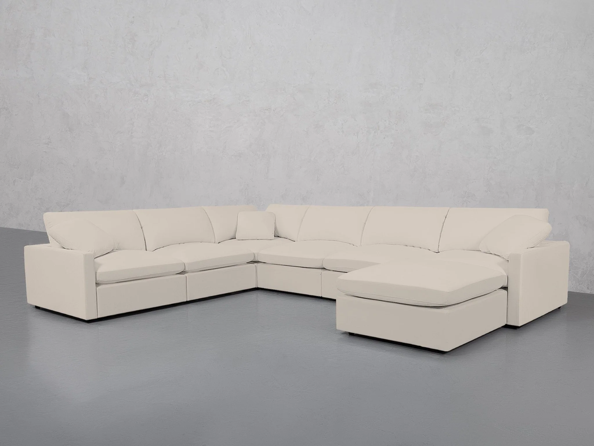 7-Seat Modular Chaise Corner Sectional (Thin Arms) - Image 51