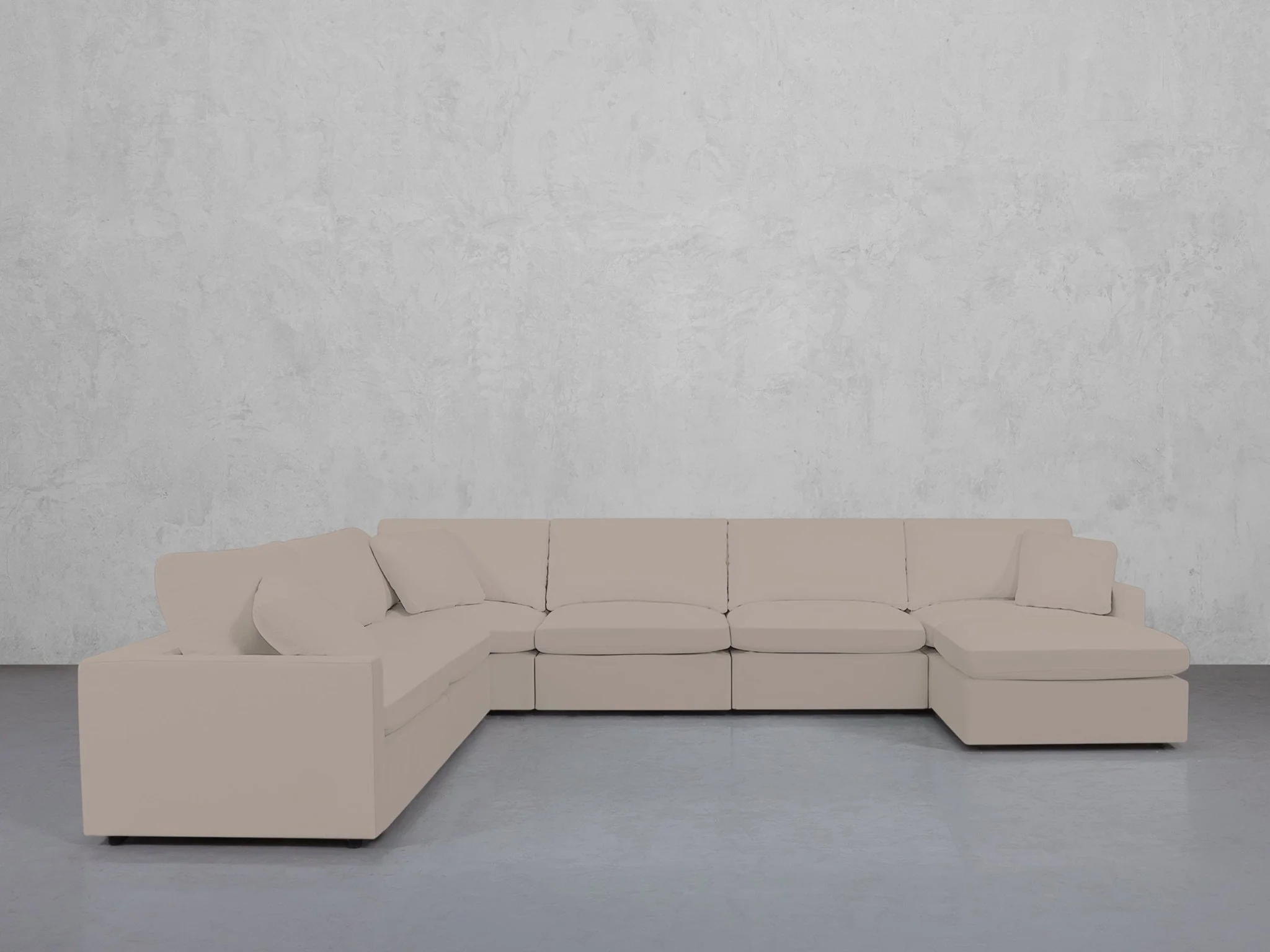 7-Seat Modular Chaise Corner Sectional (Thin Arms) - Image 64