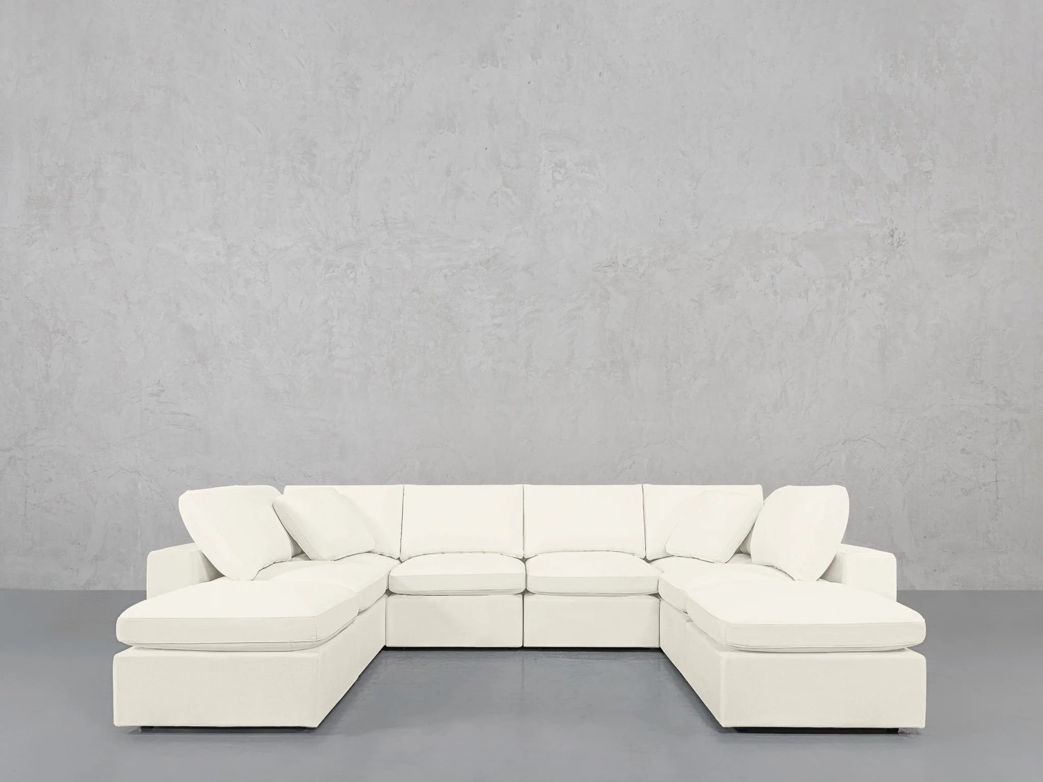 8-Seat Modular Double Lounger U-Sectional - Image 109