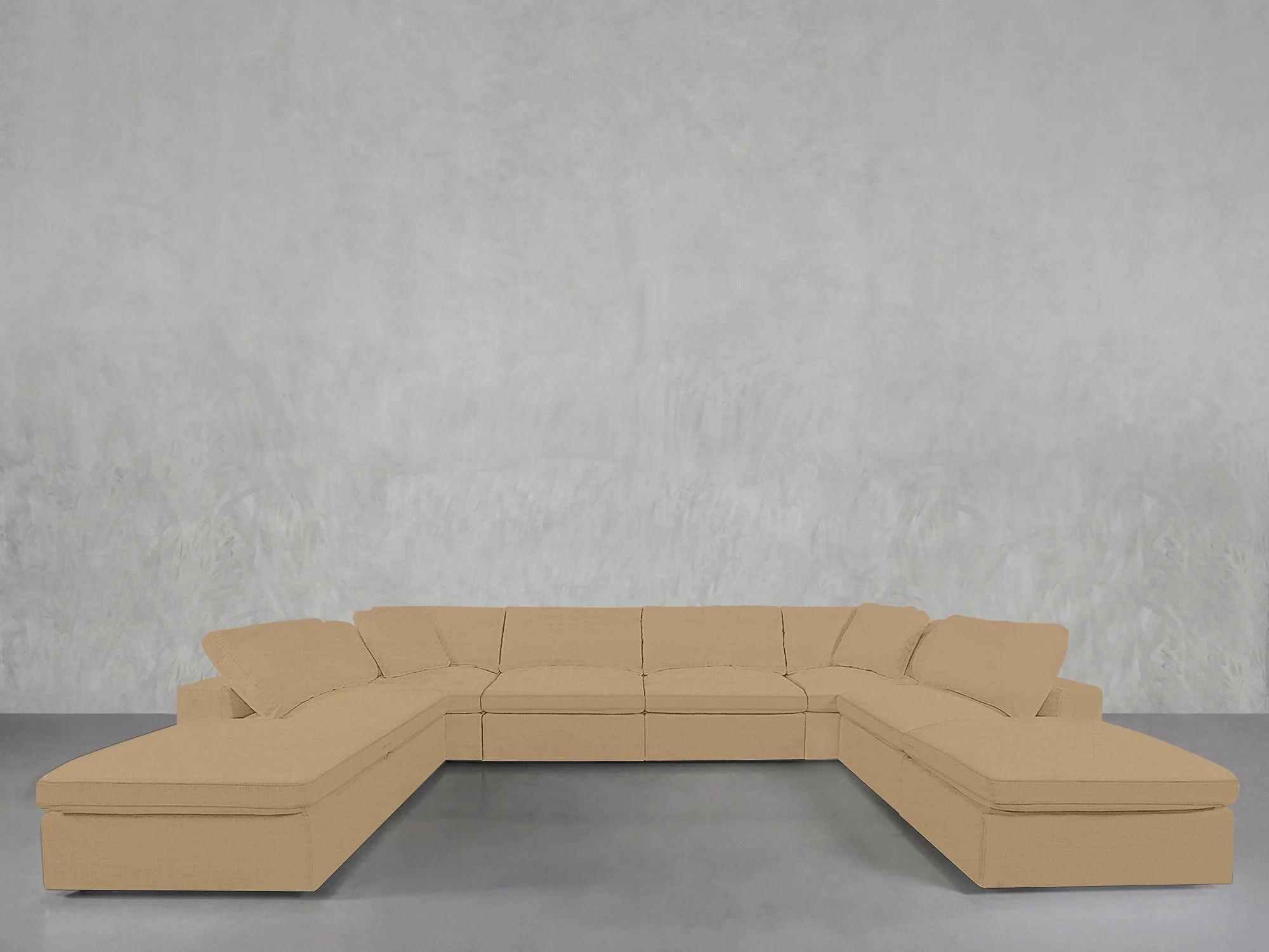 8-Seat Modular Double Lounger U-Sectional - Image 128