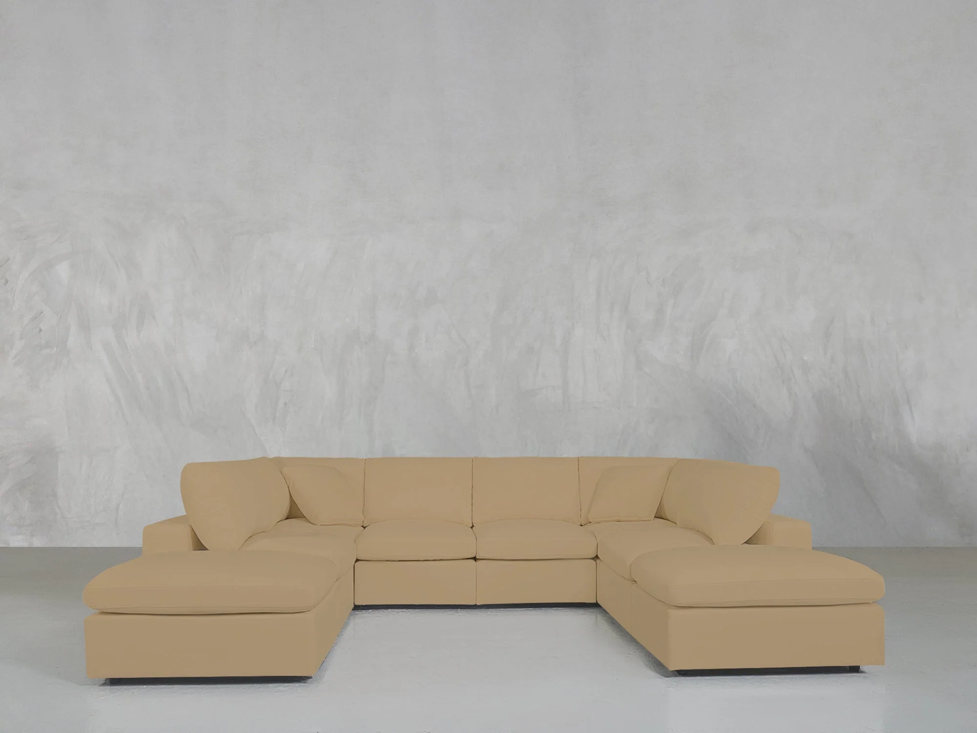 8-Seat Modular Double Lounger U-Sectional - Image 130