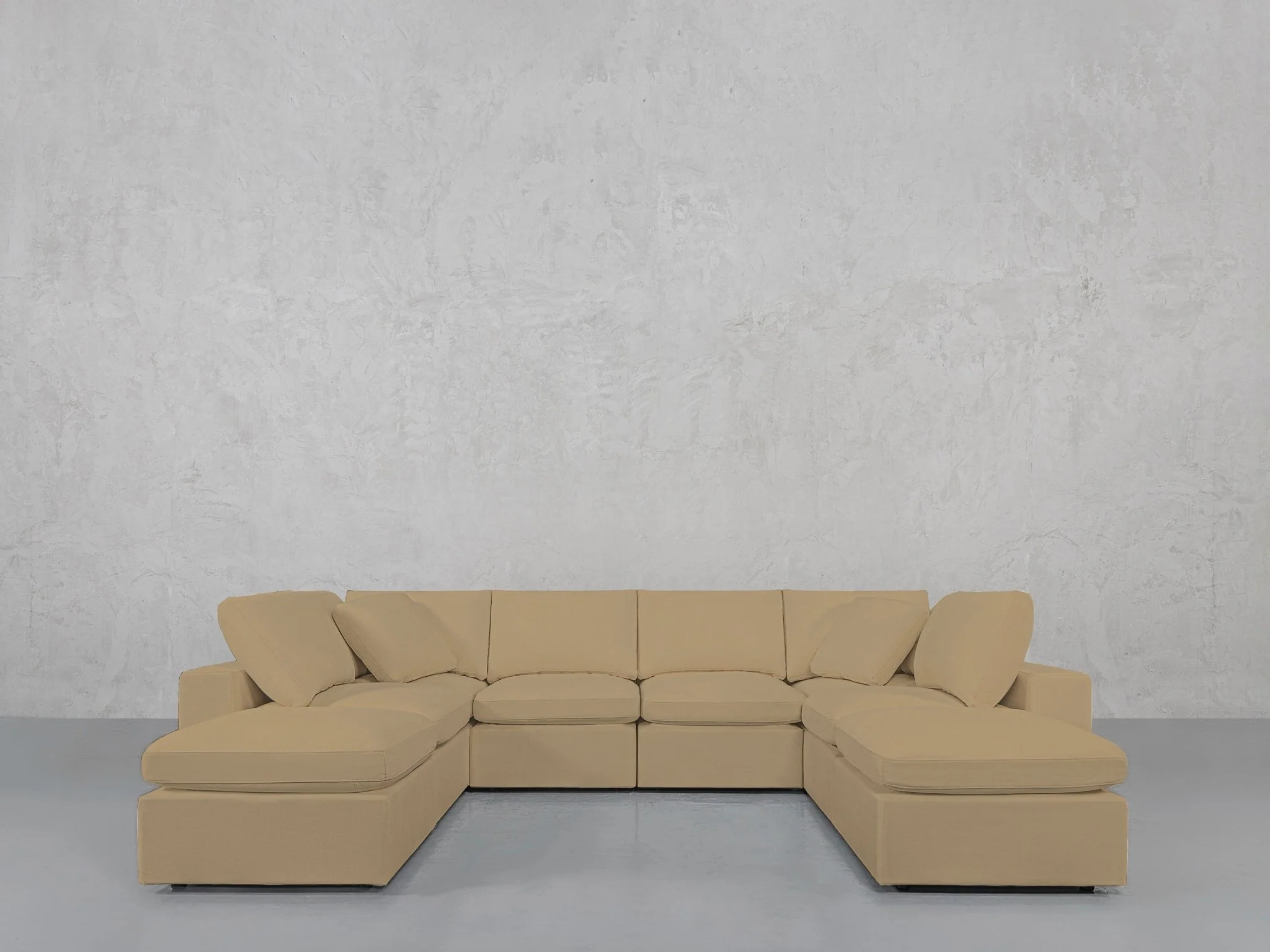 8-Seat Modular Double Lounger U-Sectional - Image 131