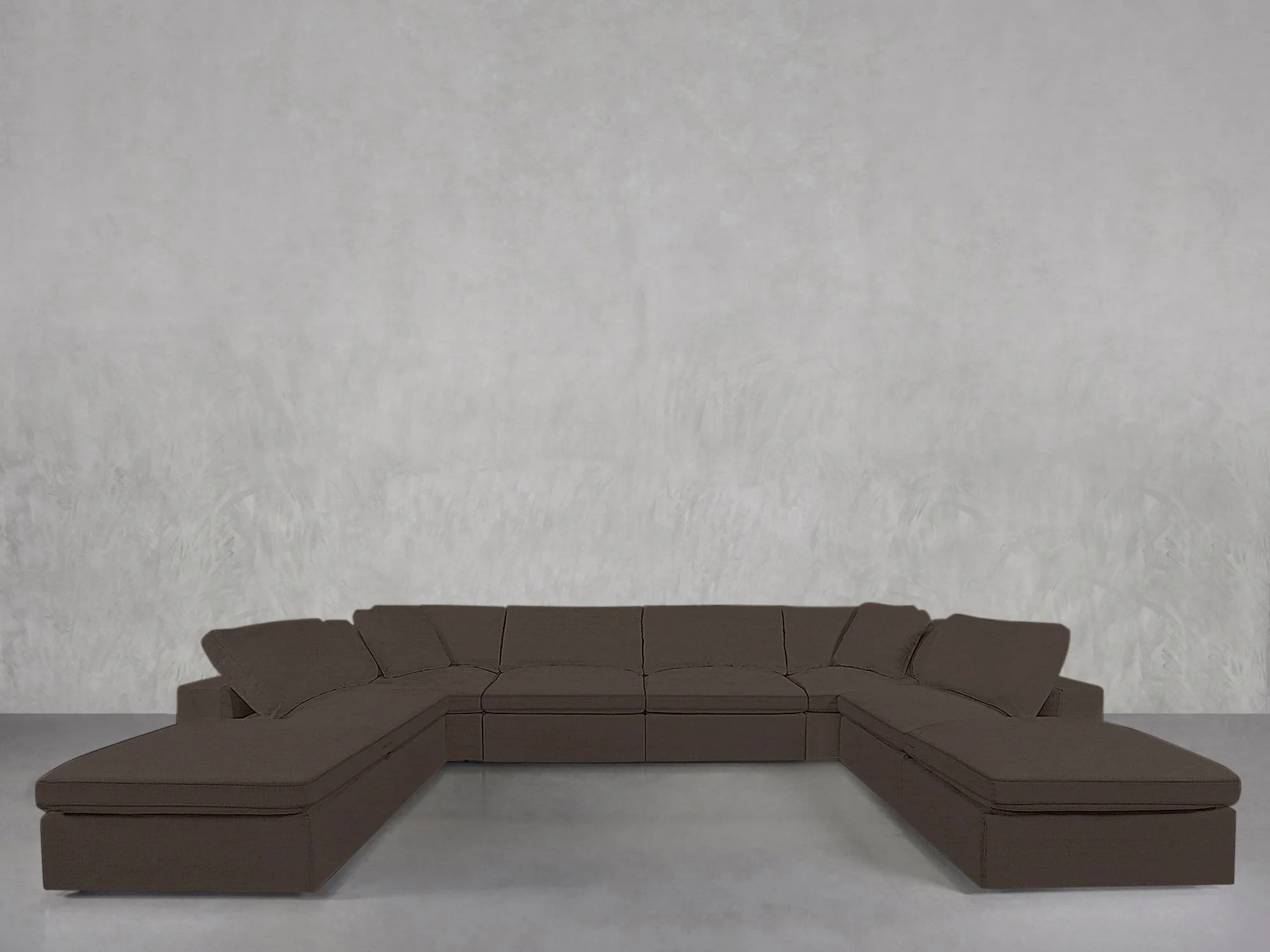 8-Seat Modular Double Lounger U-Sectional - Image 150