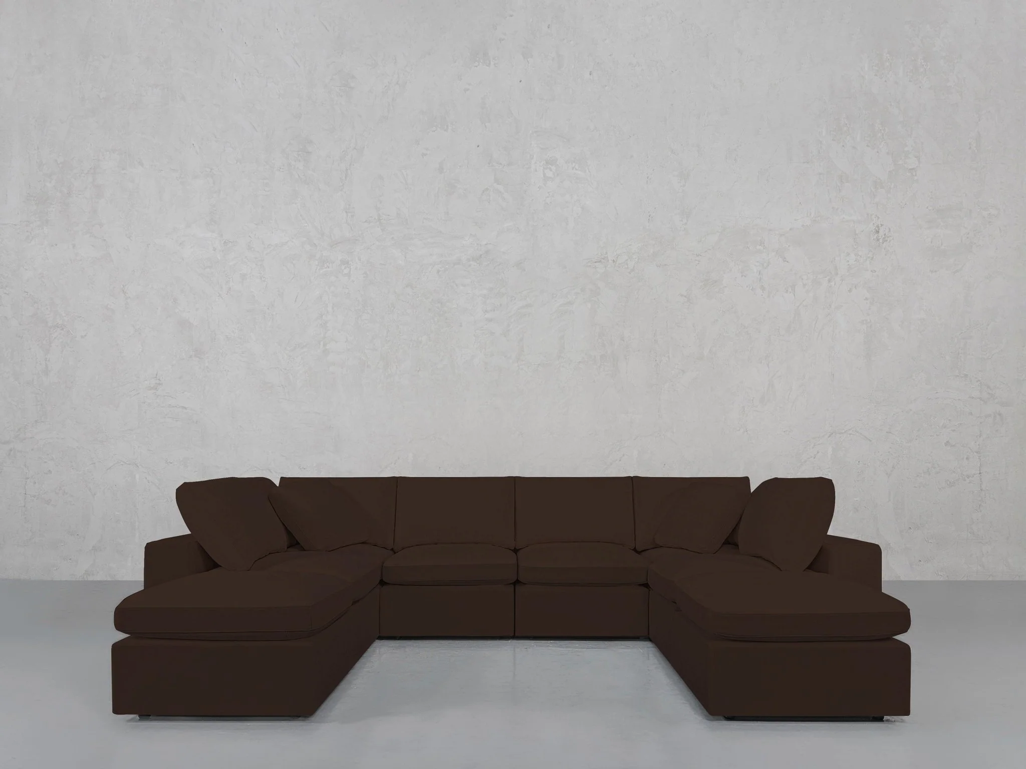 8-Seat Modular Double Lounger U-Sectional - Image 164