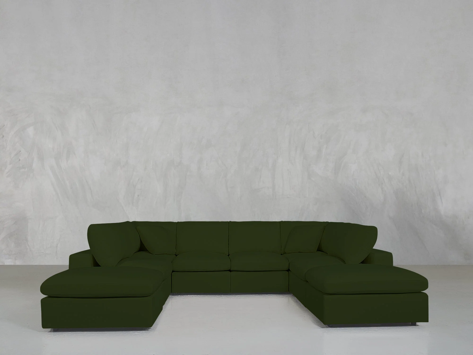 8-Seat Modular Double Lounger U-Sectional - Image 174