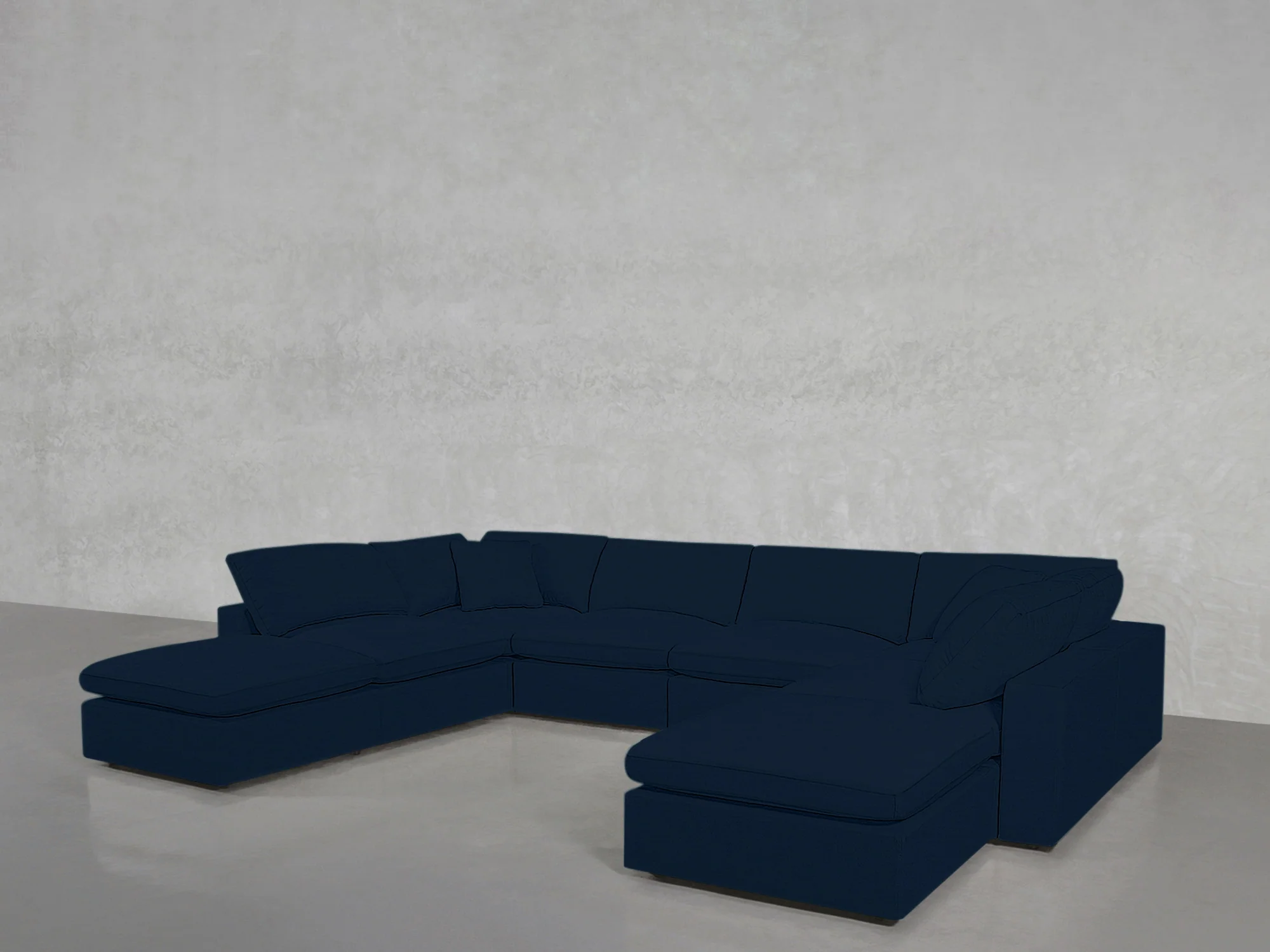 8-Seat Modular Double Lounger U-Sectional - Image 184
