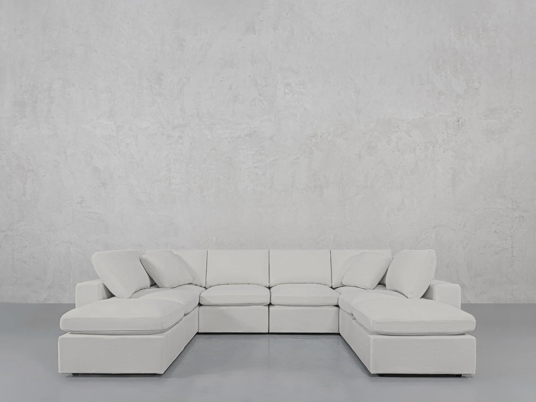 8-Seat Modular Double Lounger U-Sectional - Image 198