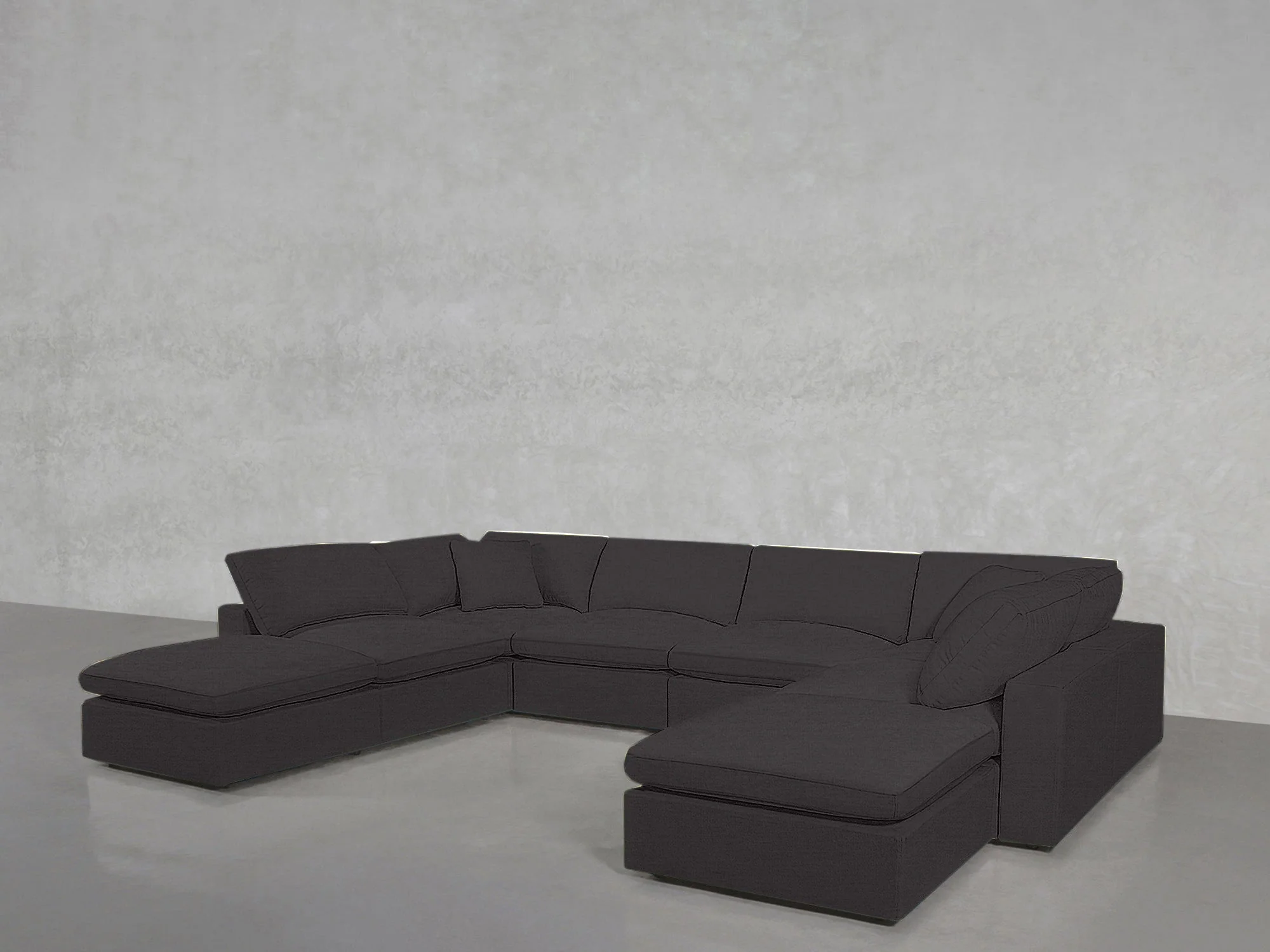 8-Seat Modular Double Lounger U-Sectional - Image 206