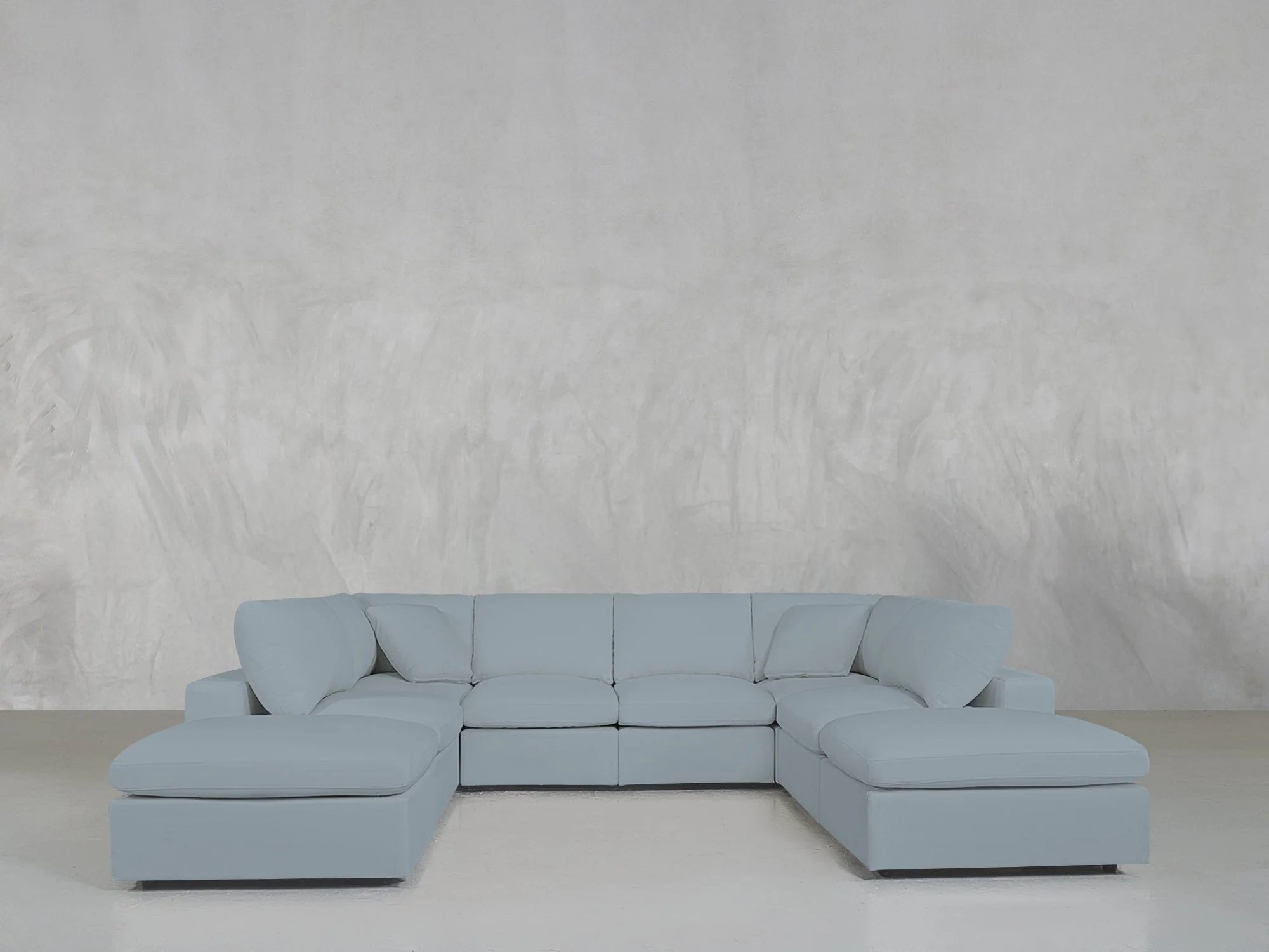 8-Seat Modular Double Lounger U-Sectional - Image 229