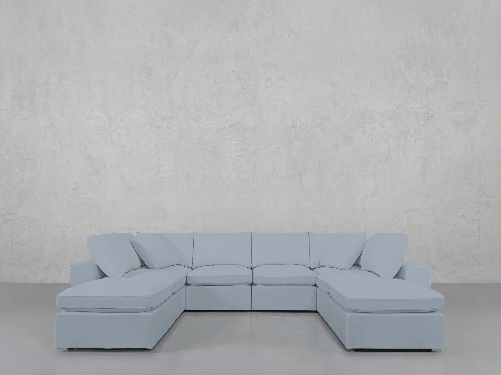 8-Seat Modular Double Lounger U-Sectional - Image 230