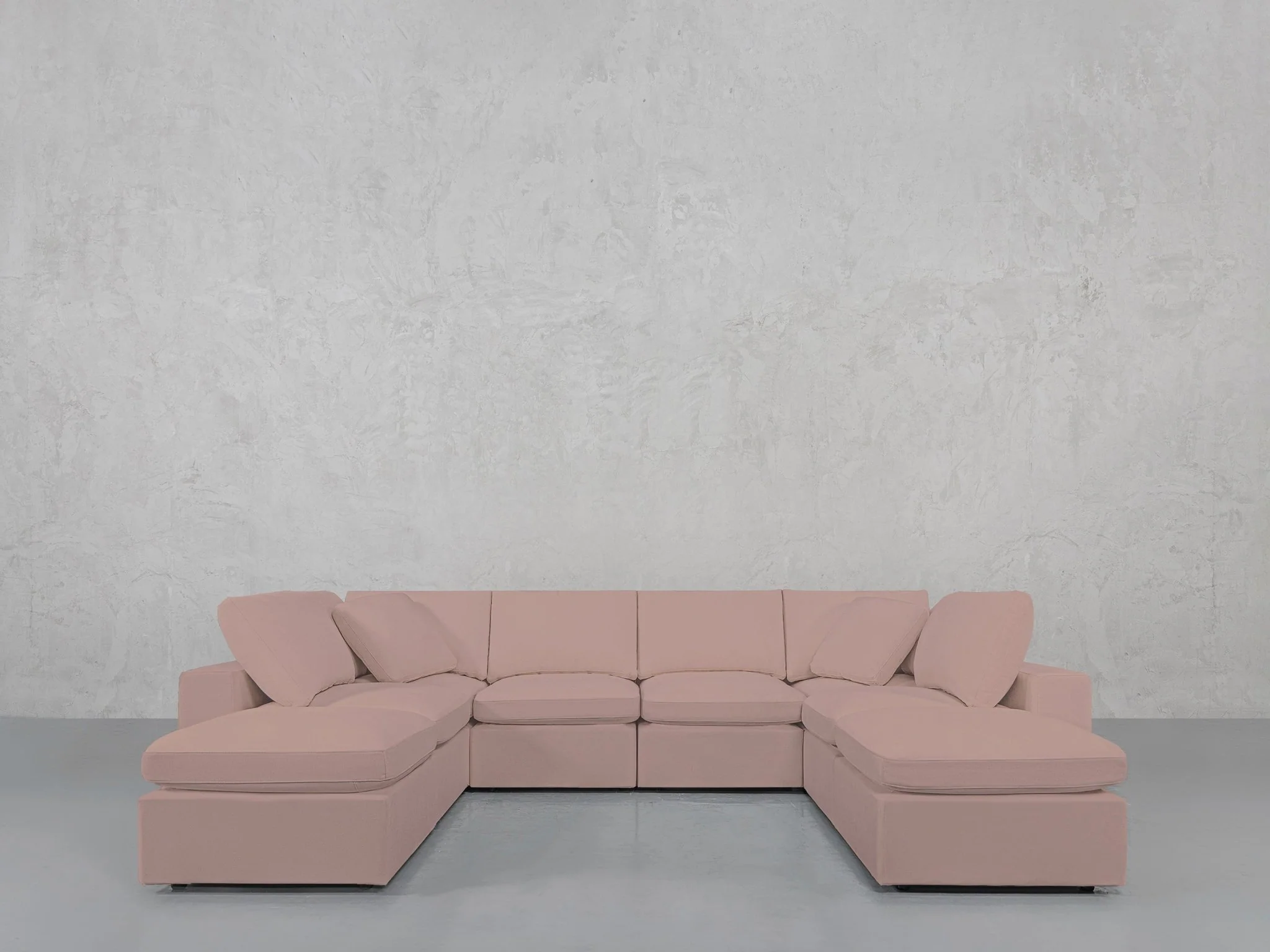 8-Seat Modular Double Lounger U-Sectional - Image 241