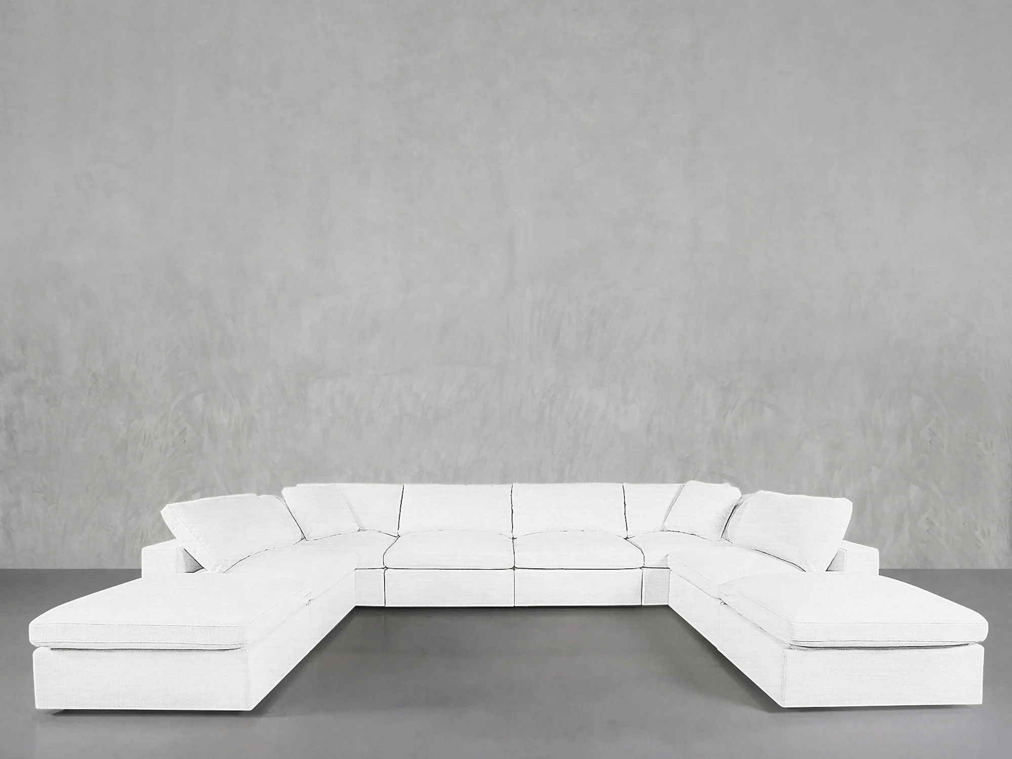 8-Seat Modular Double Lounger U-Sectional - Image 42