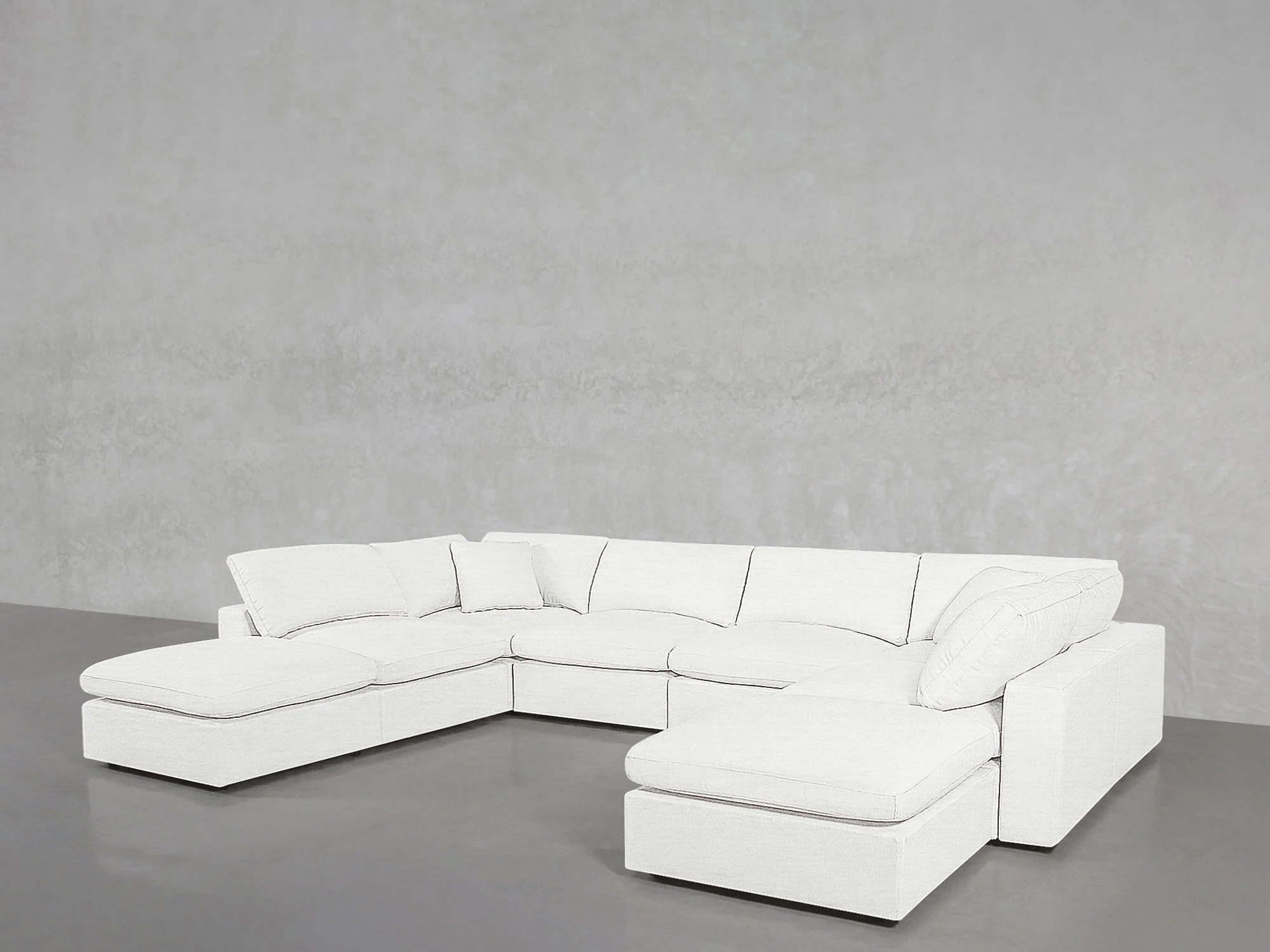 8-Seat Modular Double Lounger U-Sectional - Image 43