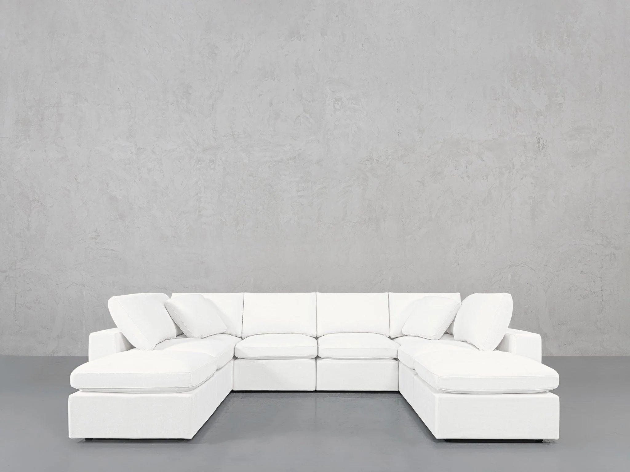 8-Seat Modular Double Lounger U-Sectional - Image 45