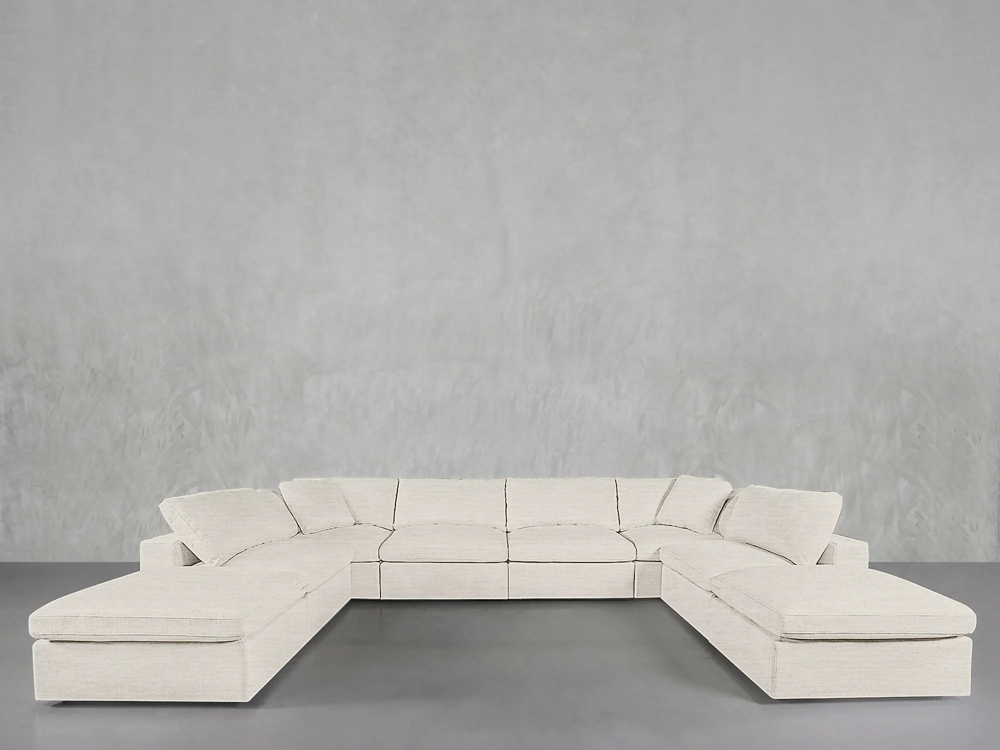 8-Seat Modular Double Lounger U-Sectional - Image 53